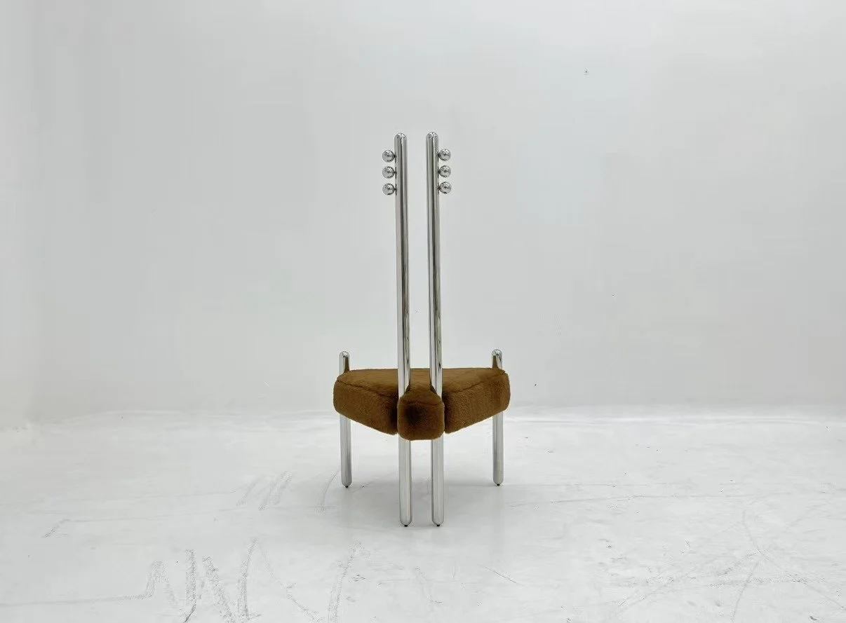 Steel Double Backrest Pietro Franceschini