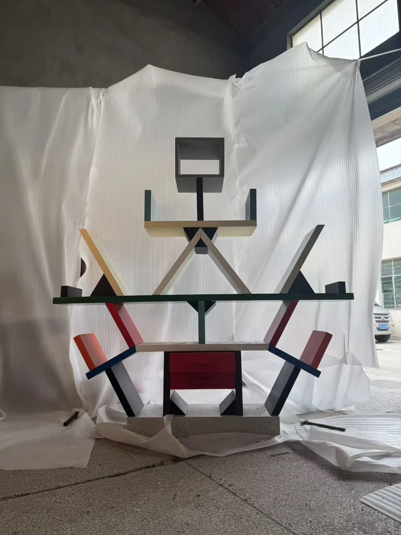 Carlton Room divider replica Ettore Sottsass