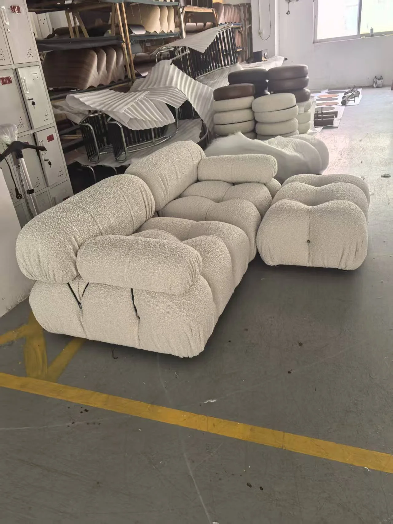 Camaleonda Sofa dupe boucle cream