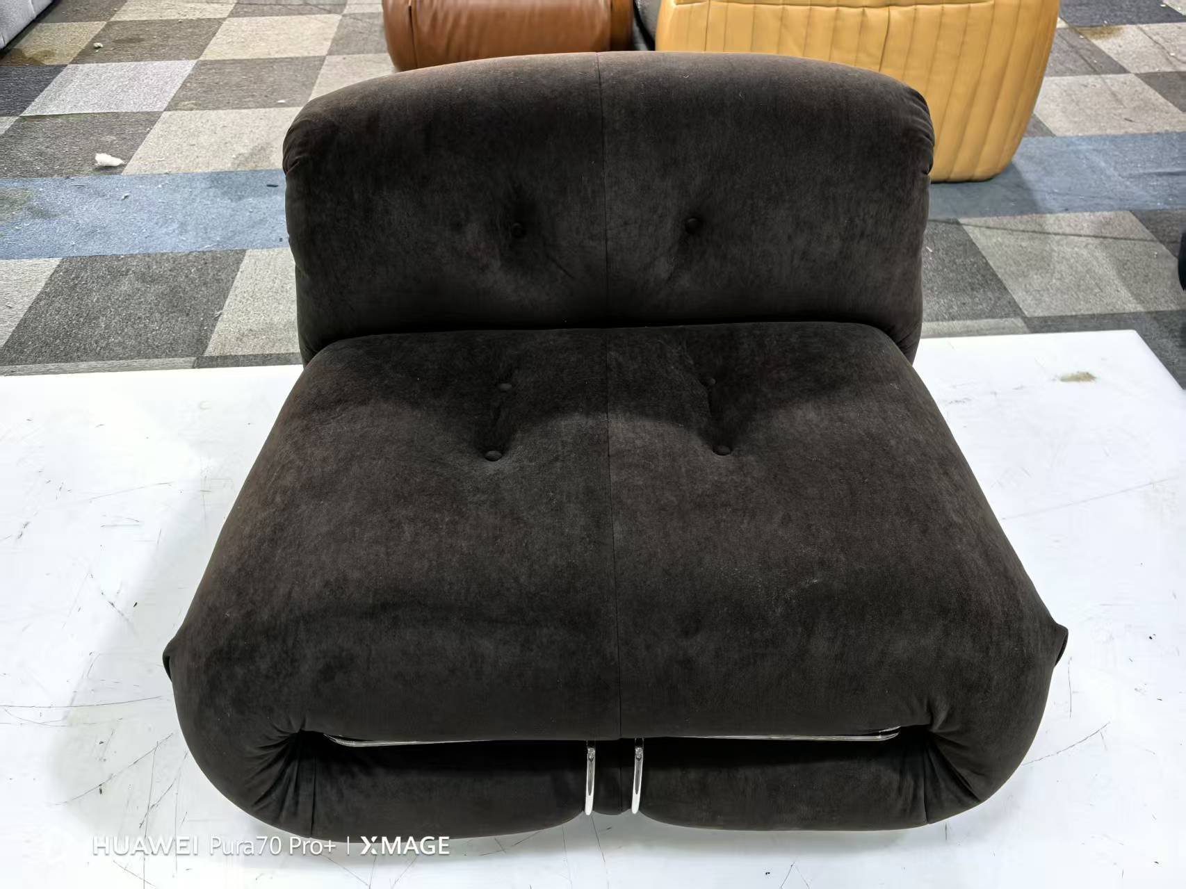 Soriana chair replica dark brown