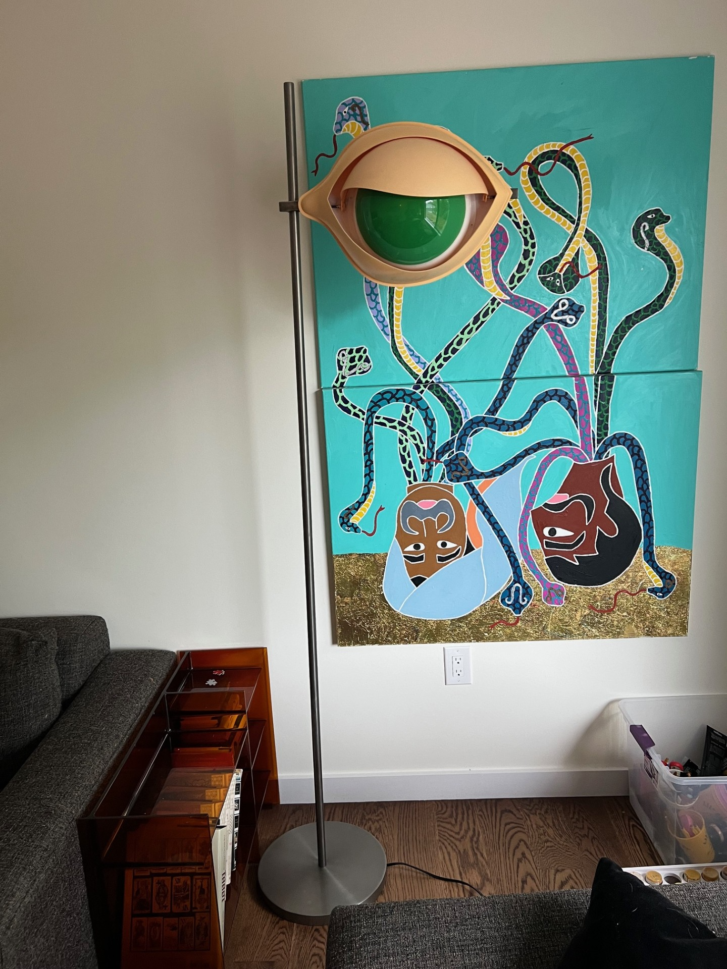 "L'Oeil" Eye Floor Lamp replica dupe