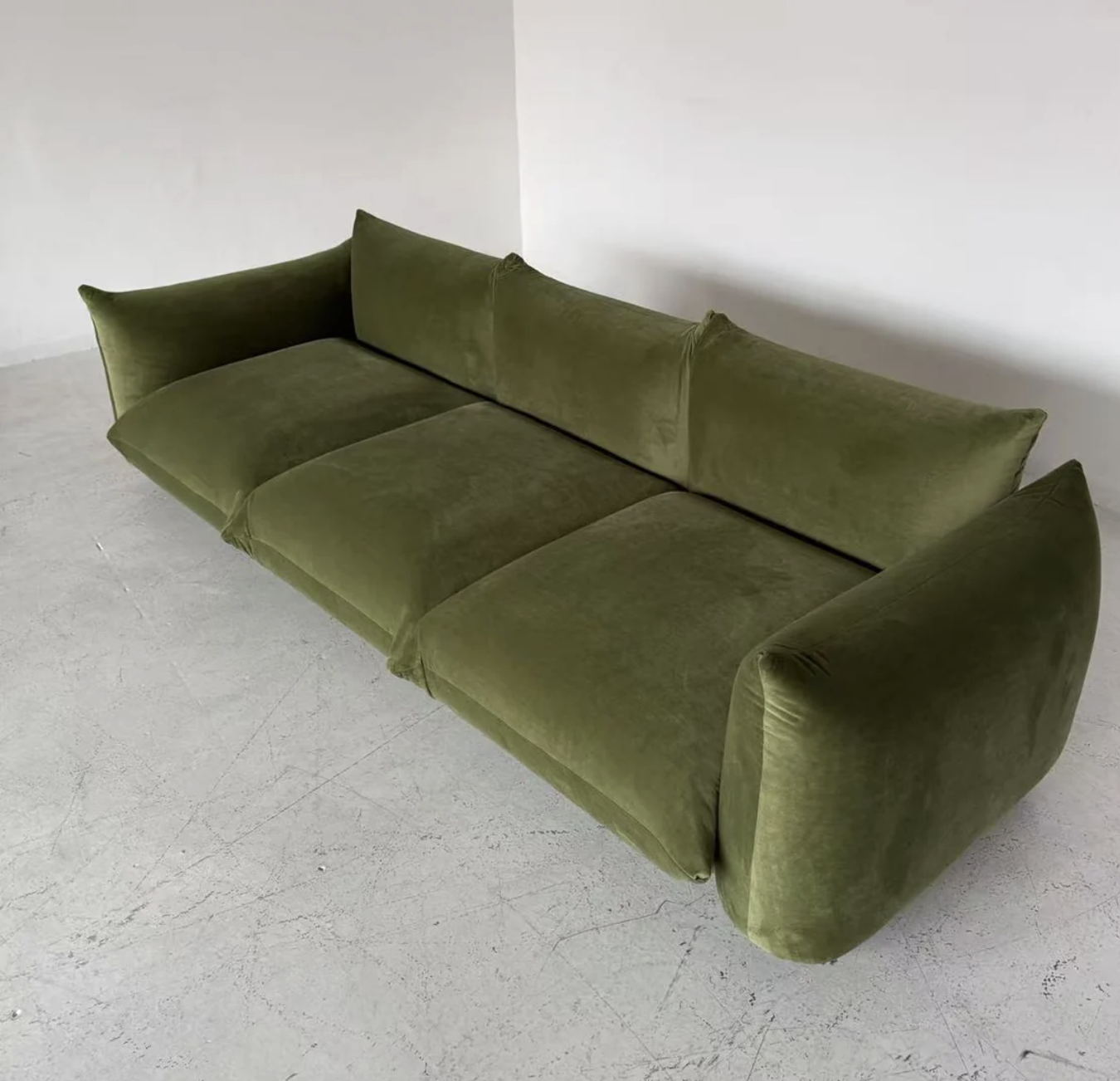 Marenco sofa dupe green velvet