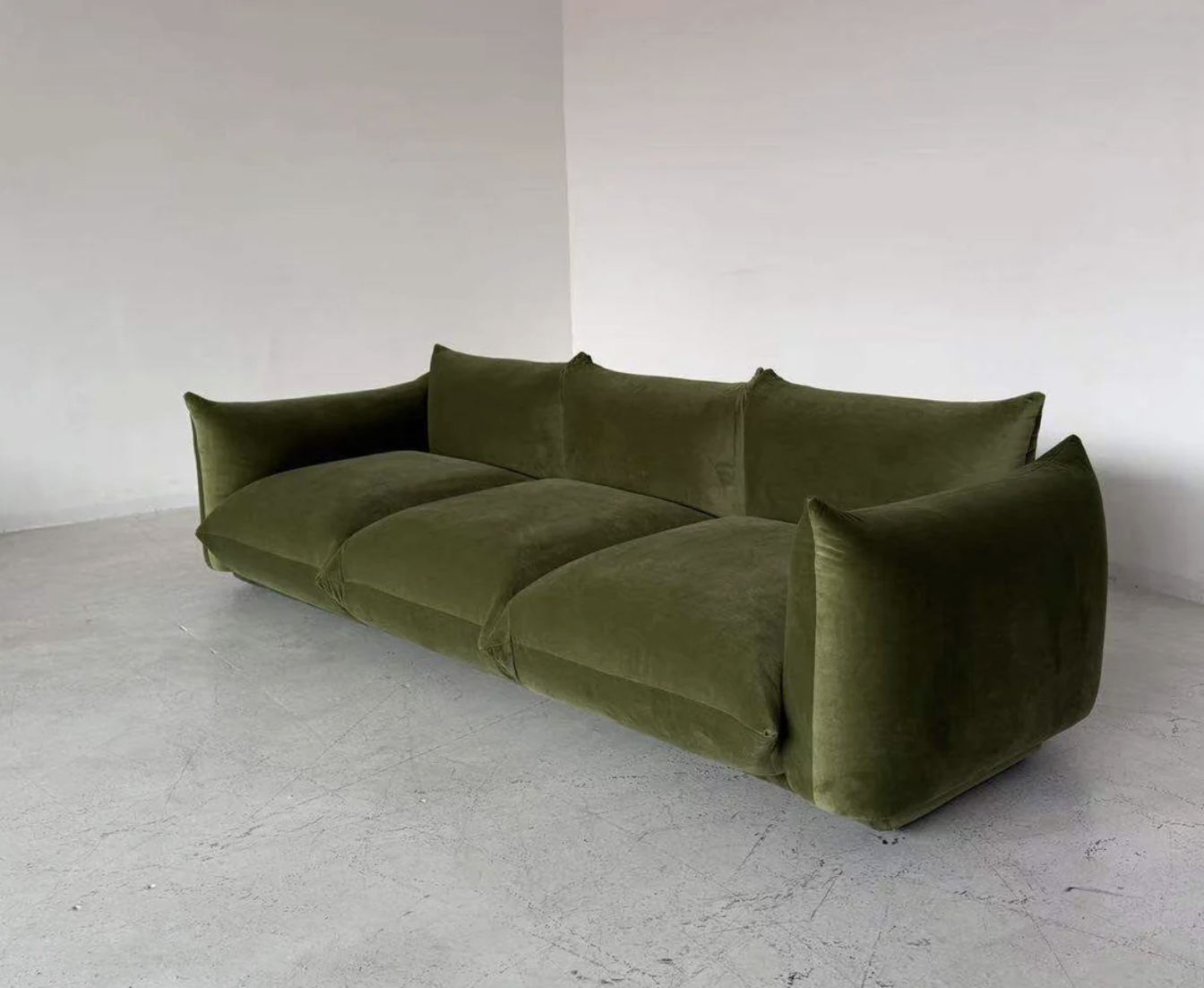 Marenco sofa dupe green velvet