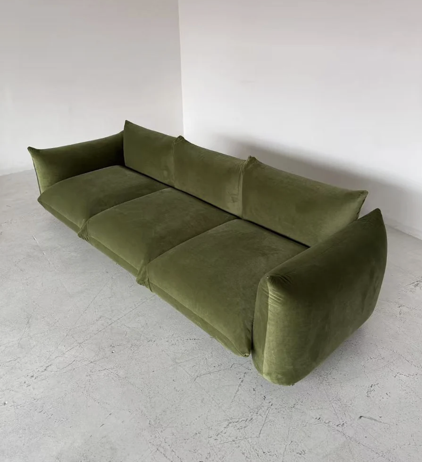 Marenco sofa dupe green velvet