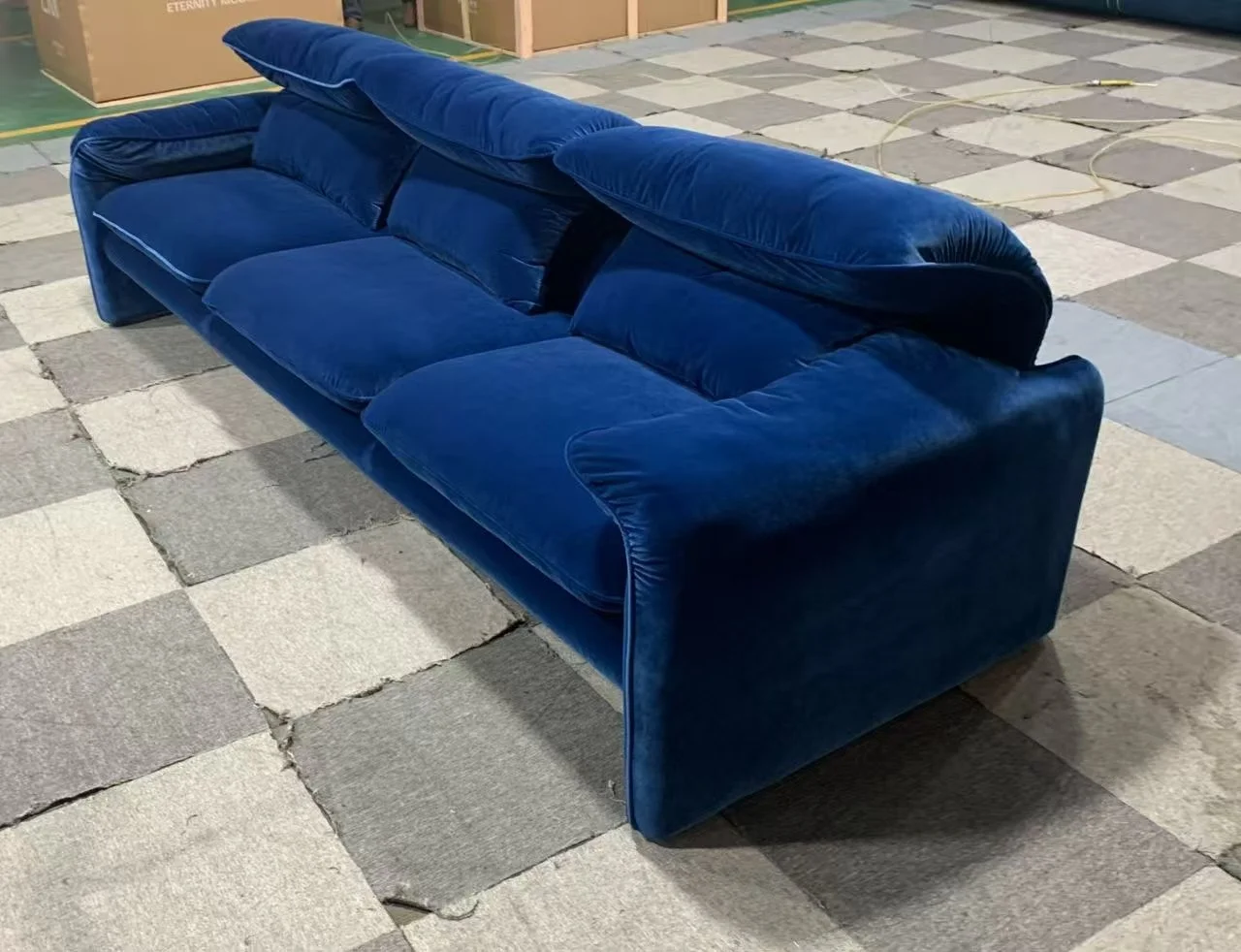 675 Maralunga sofa dupe velvet replica high quality