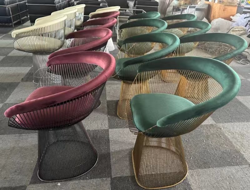 Warren Platner dining chair replica