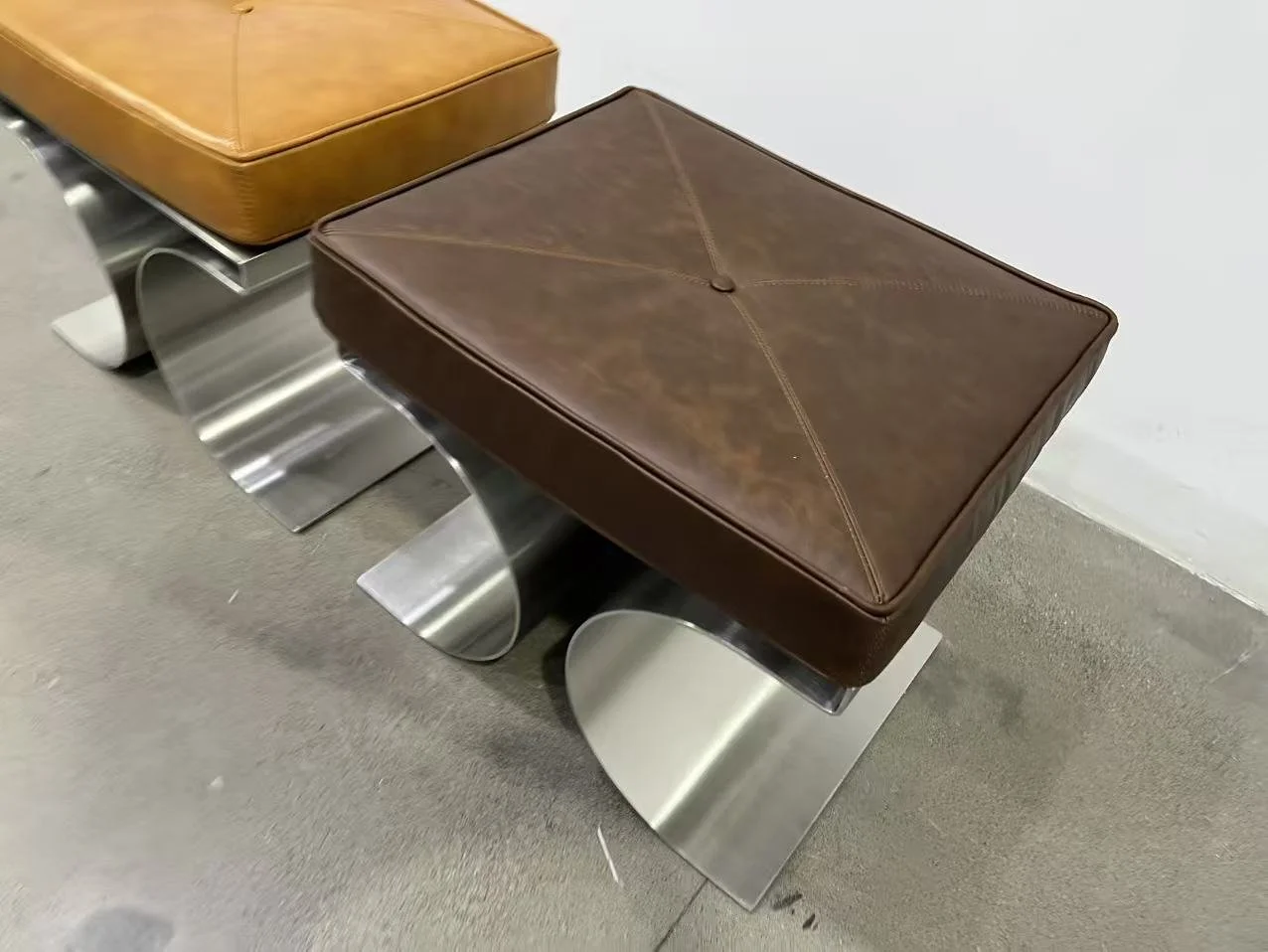 Michel Boyer "X" stools replica dupe