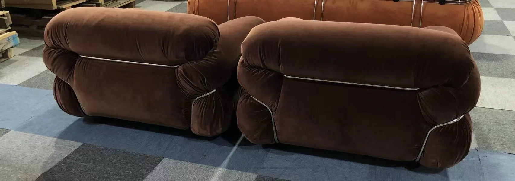 Sesann armchair velvet replica dupe