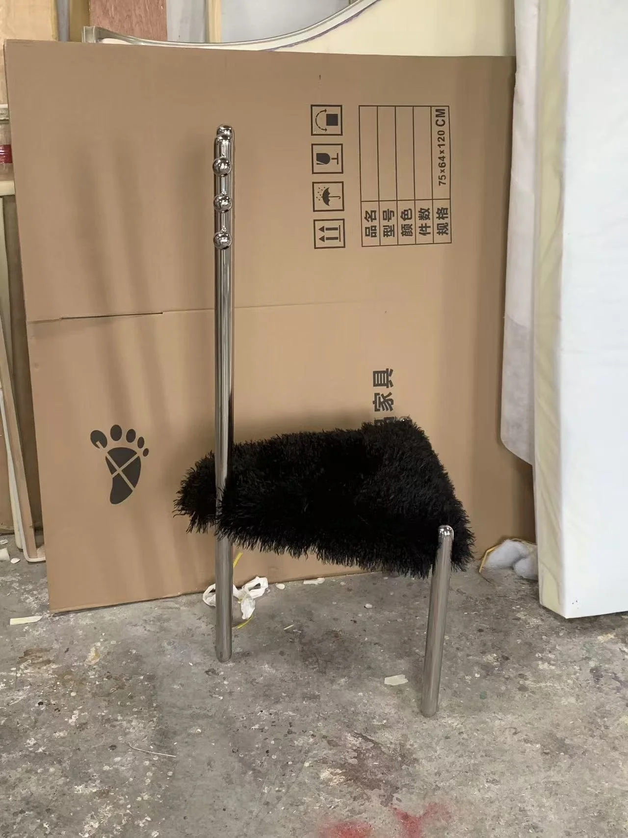 Steel Double Backrest Pietro Franceschini