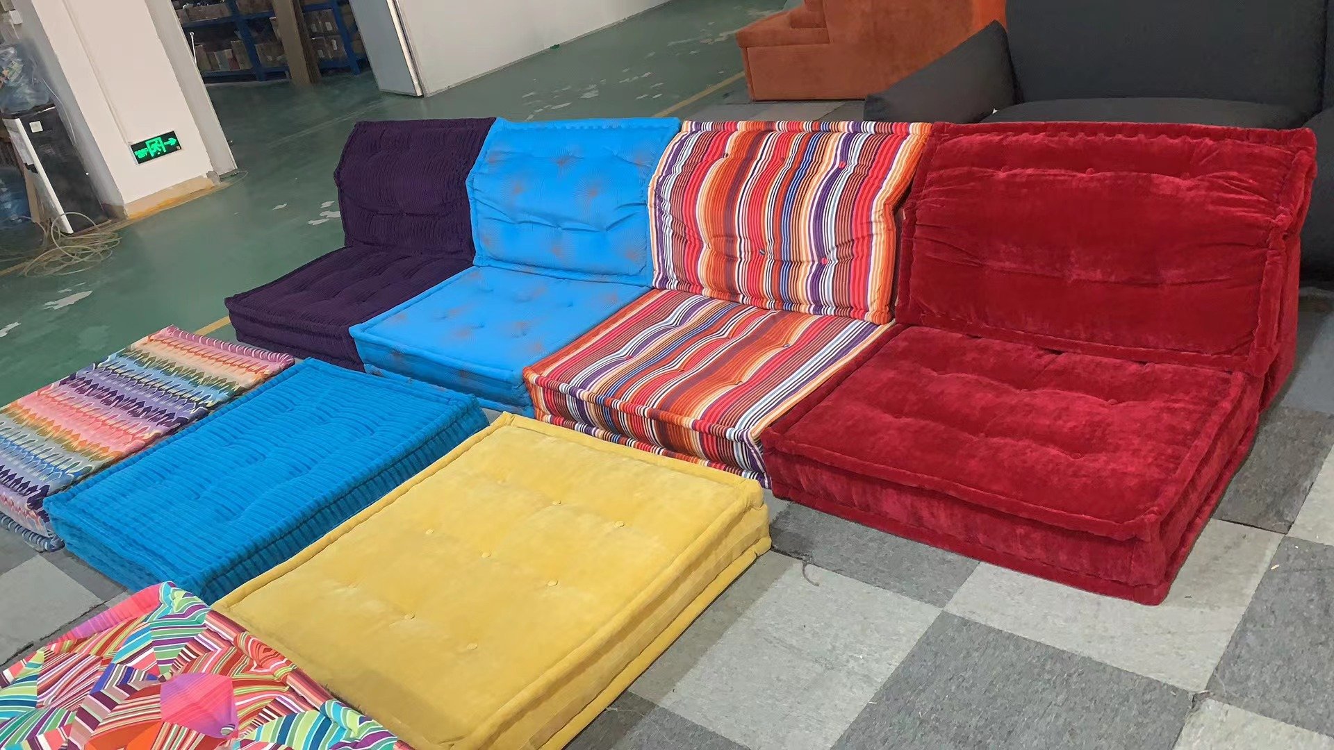 Mah Jong Kenzo style Sofa