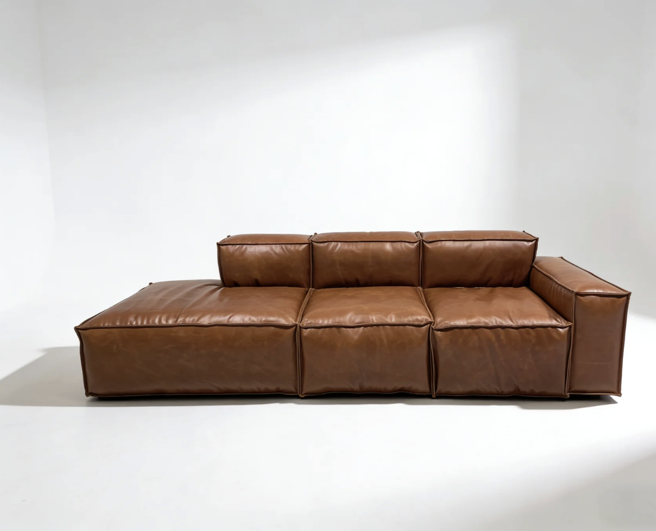 Calgary sofa vintage brown leather