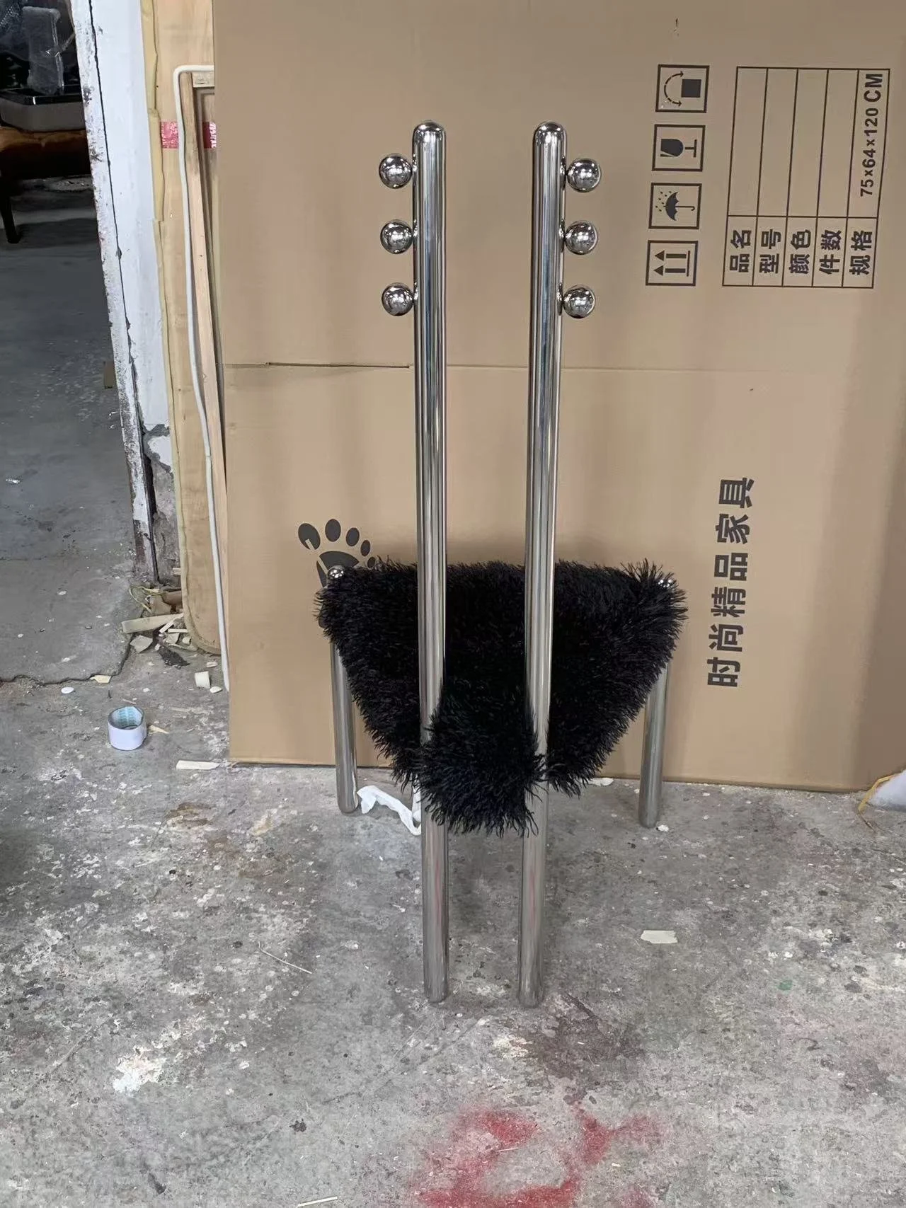 Steel Double Backrest Pietro Franceschini