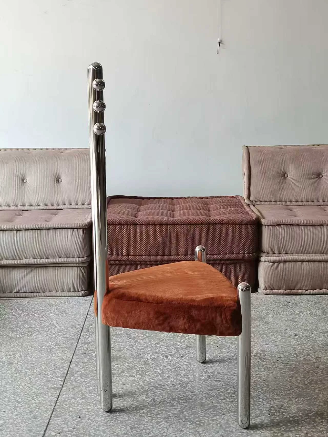 Steel Double Backrest Pietro Franceschini