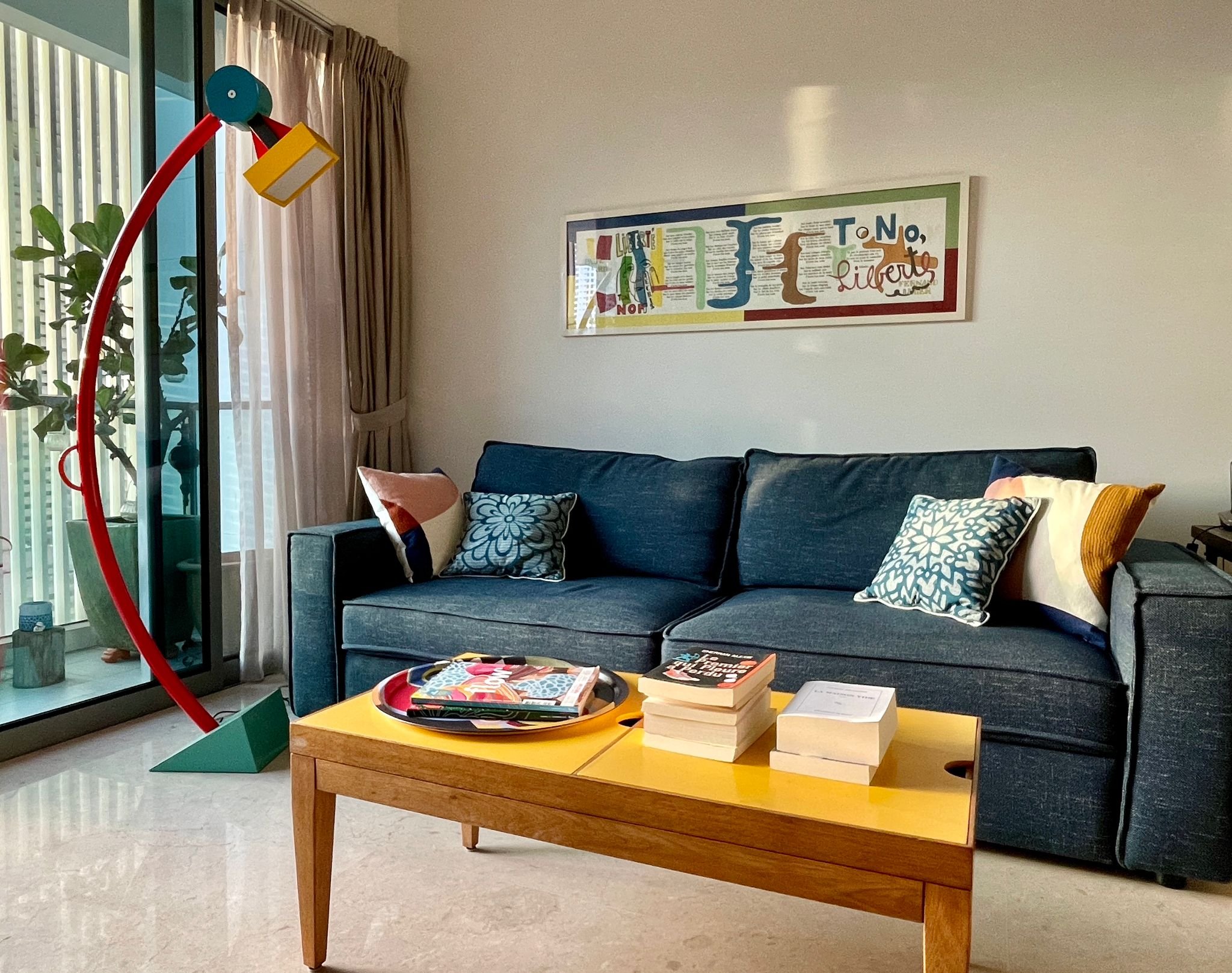 Treetops Floor lamp Memphis design dupe