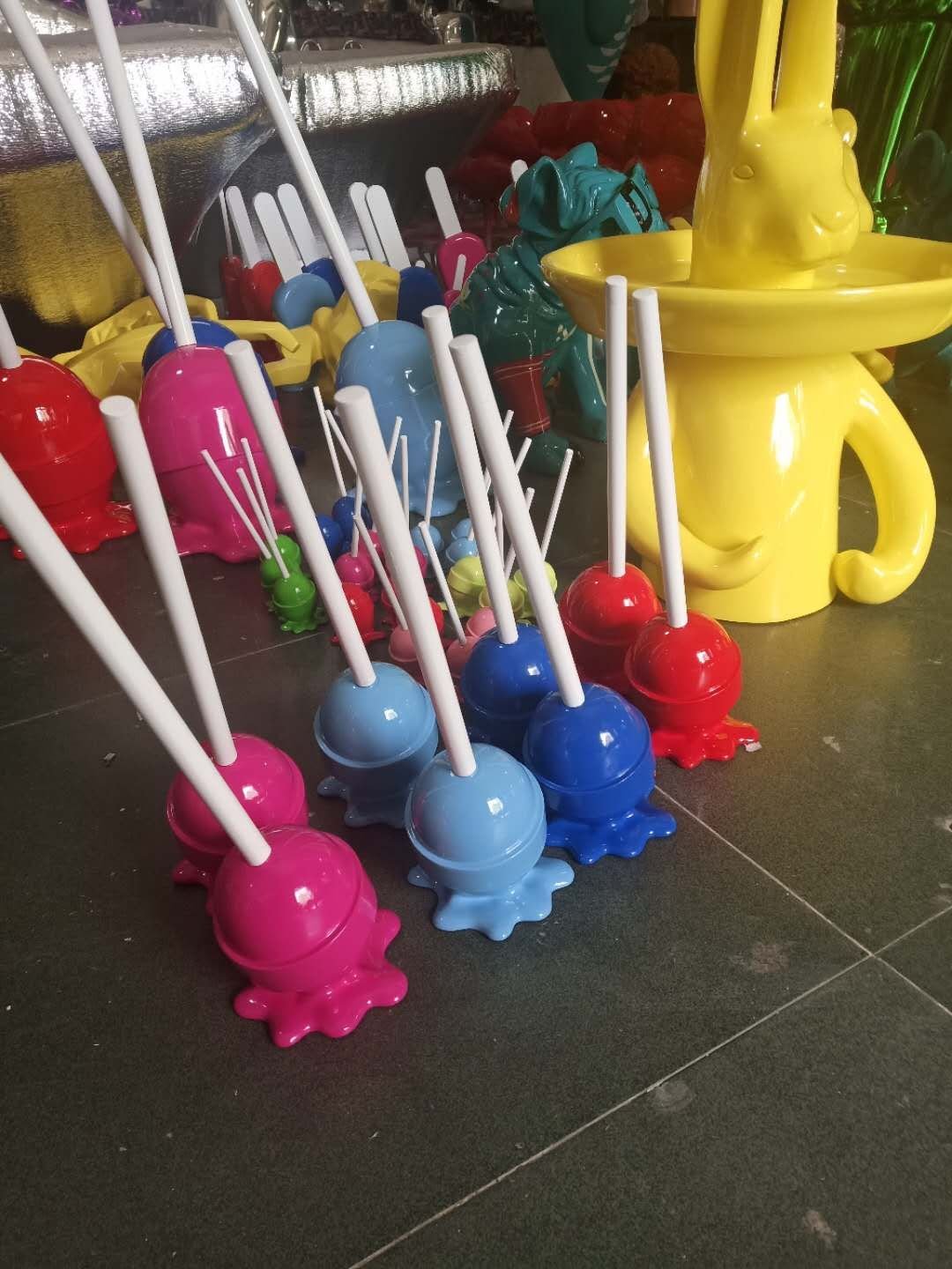 lolipop sculpture popsicle statue replica