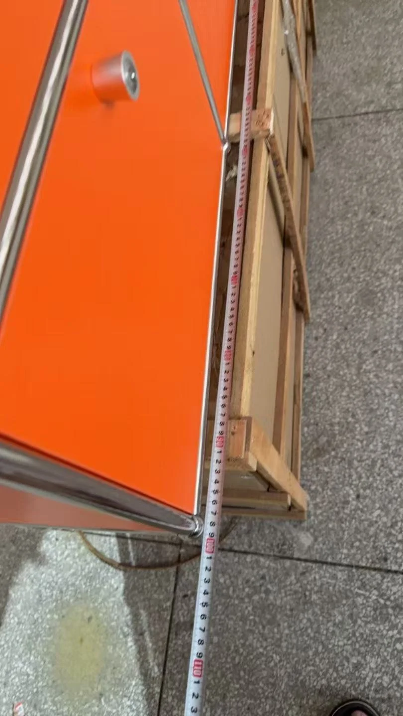 USM Haller cabinet orange replica dupe