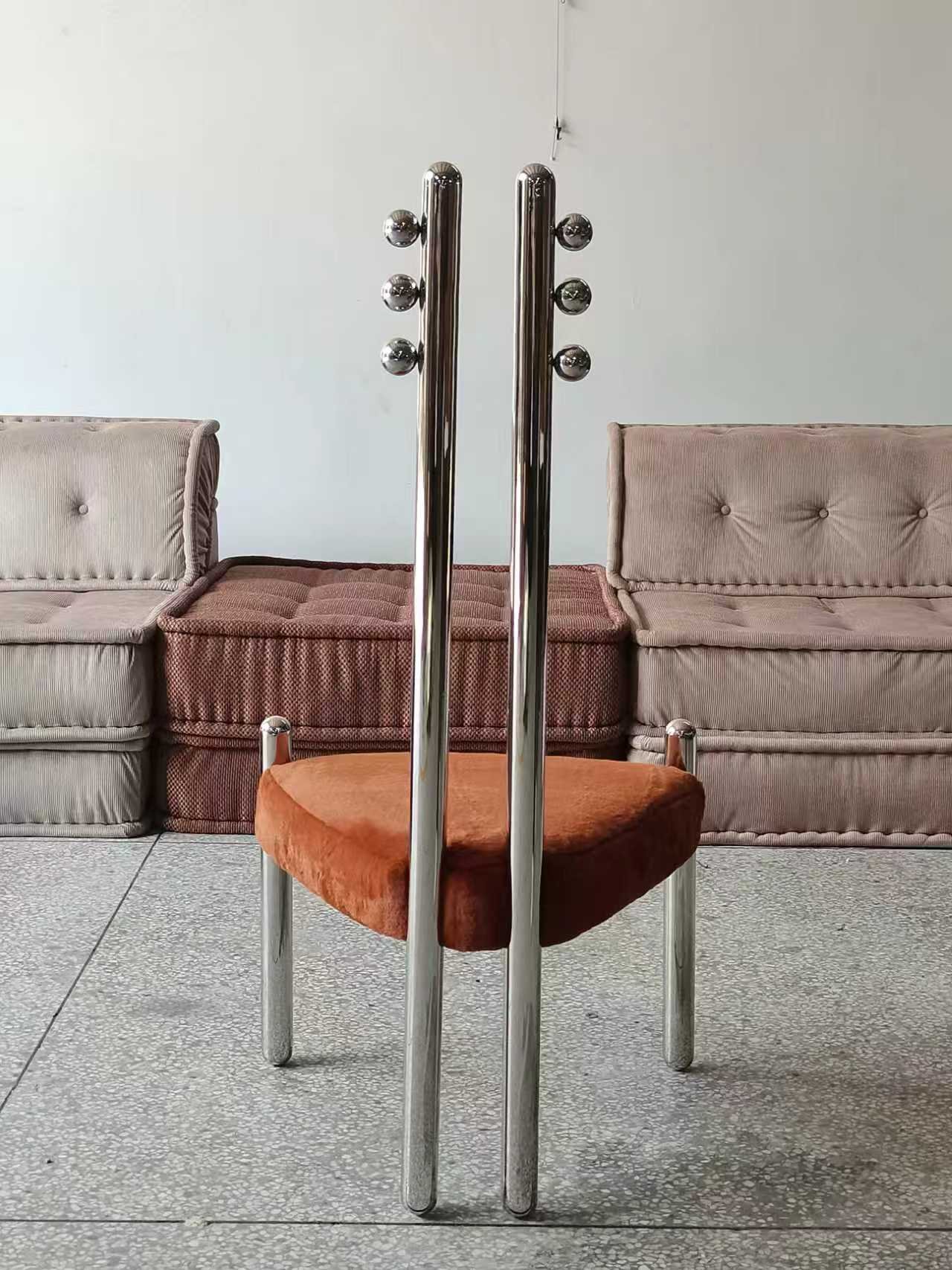 Steel Double Backrest Pietro Franceschini