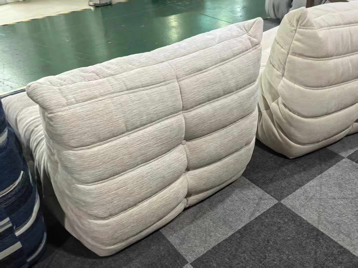 Togo Chair replica chenille fabric