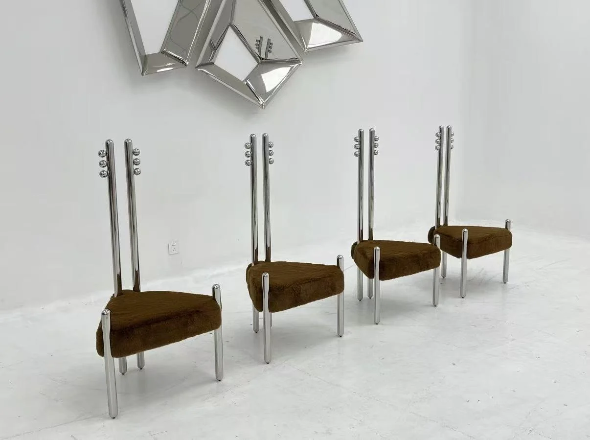 Steel Double Backrest Pietro Franceschini