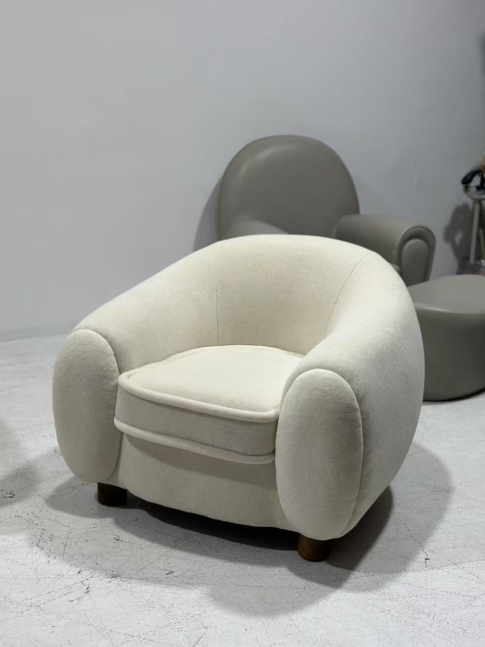 Polar bear chair replica Royere dupe