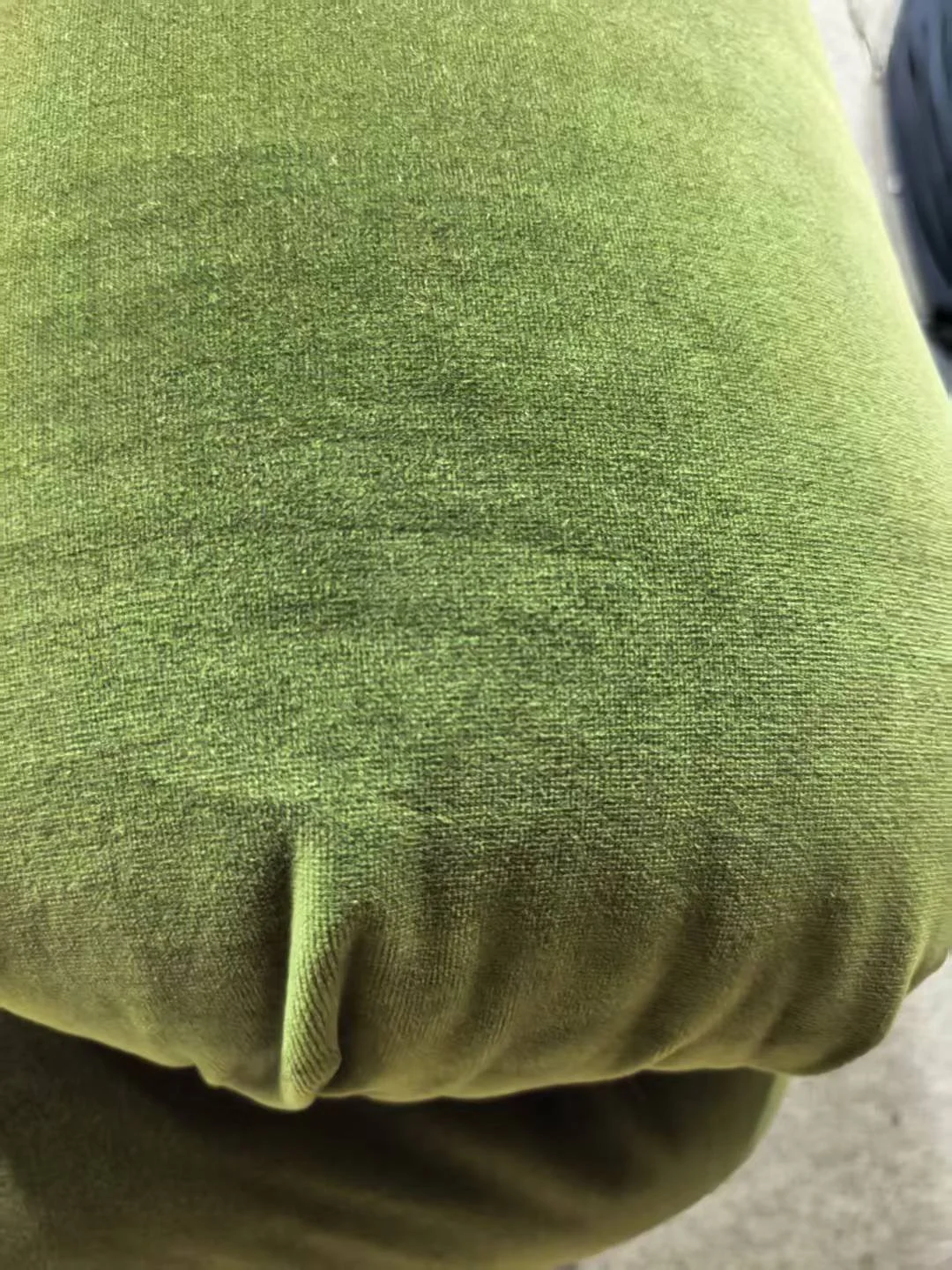 Sesann sofa dupe green cotton velvet