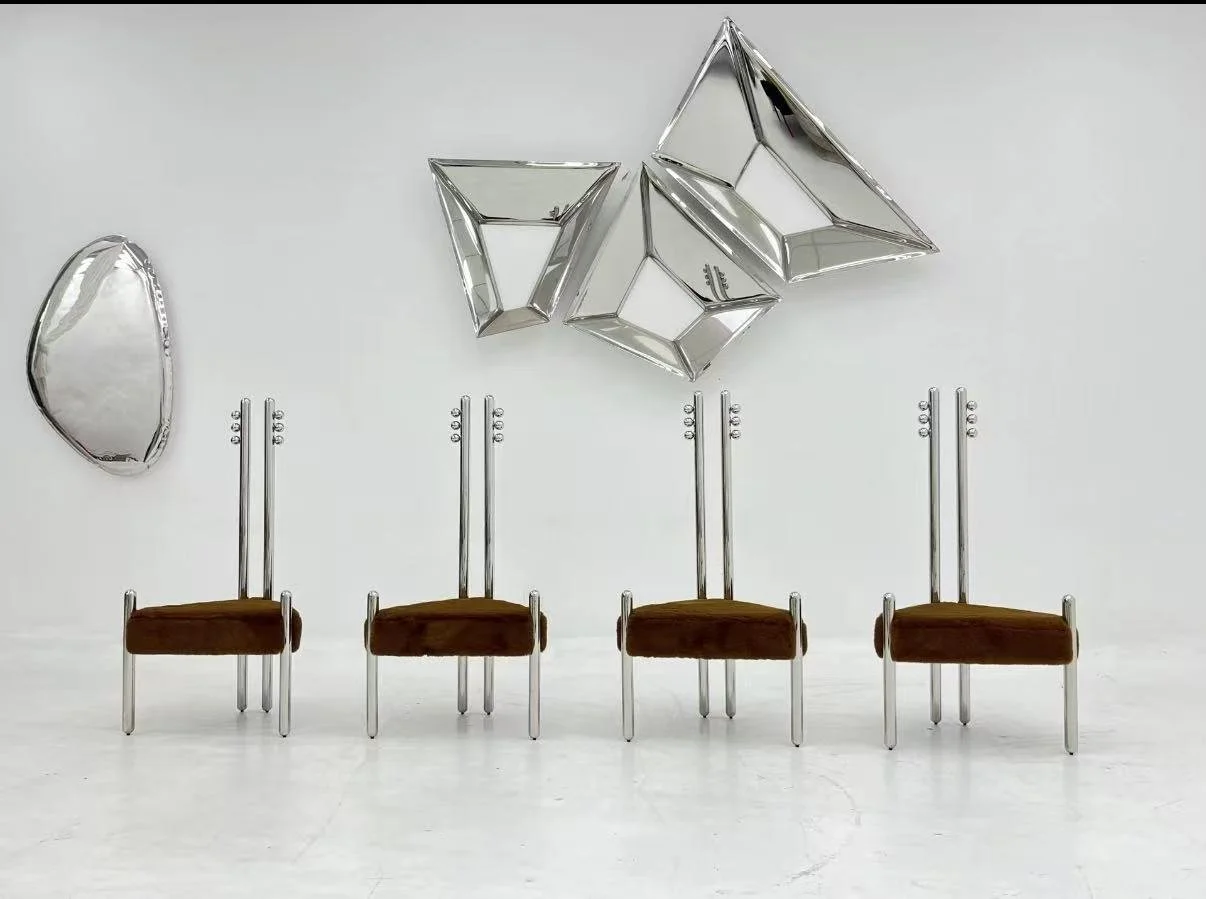 Steel Double Backrest Pietro Franceschini