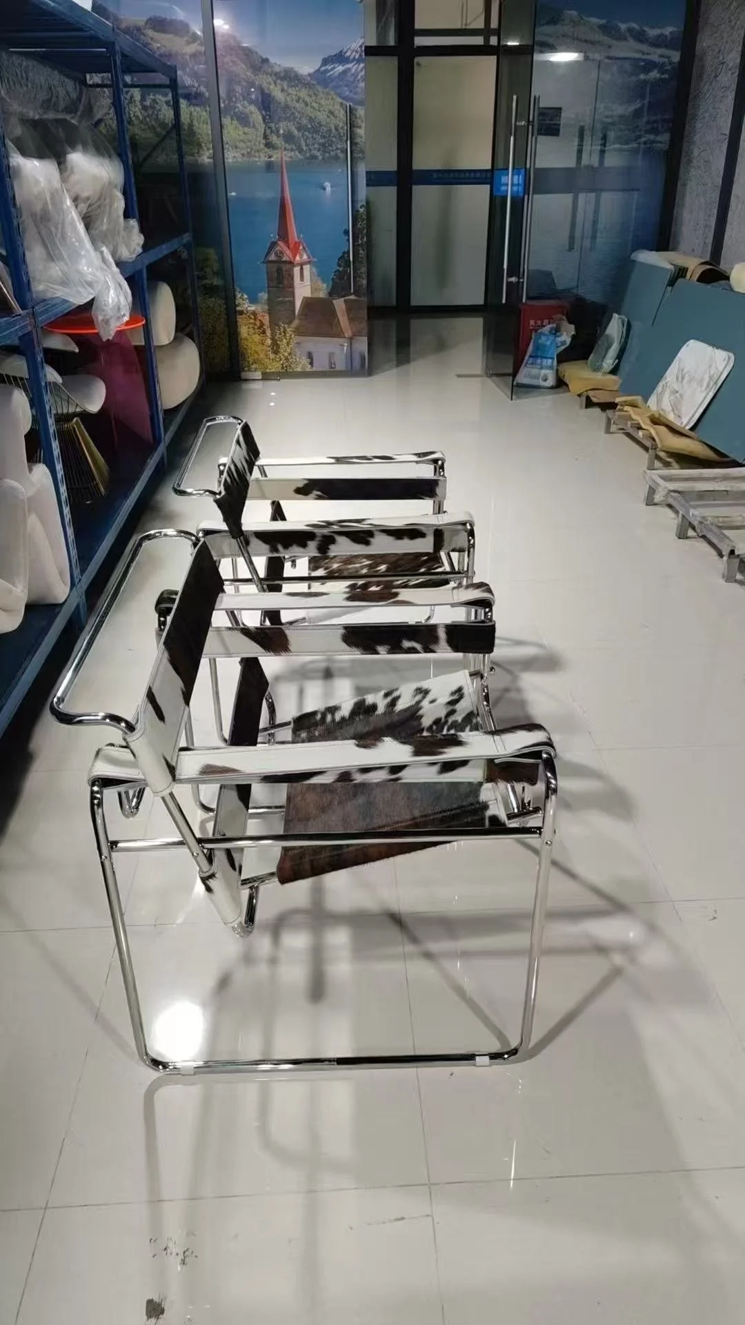 Wassily Chair replica cowhide