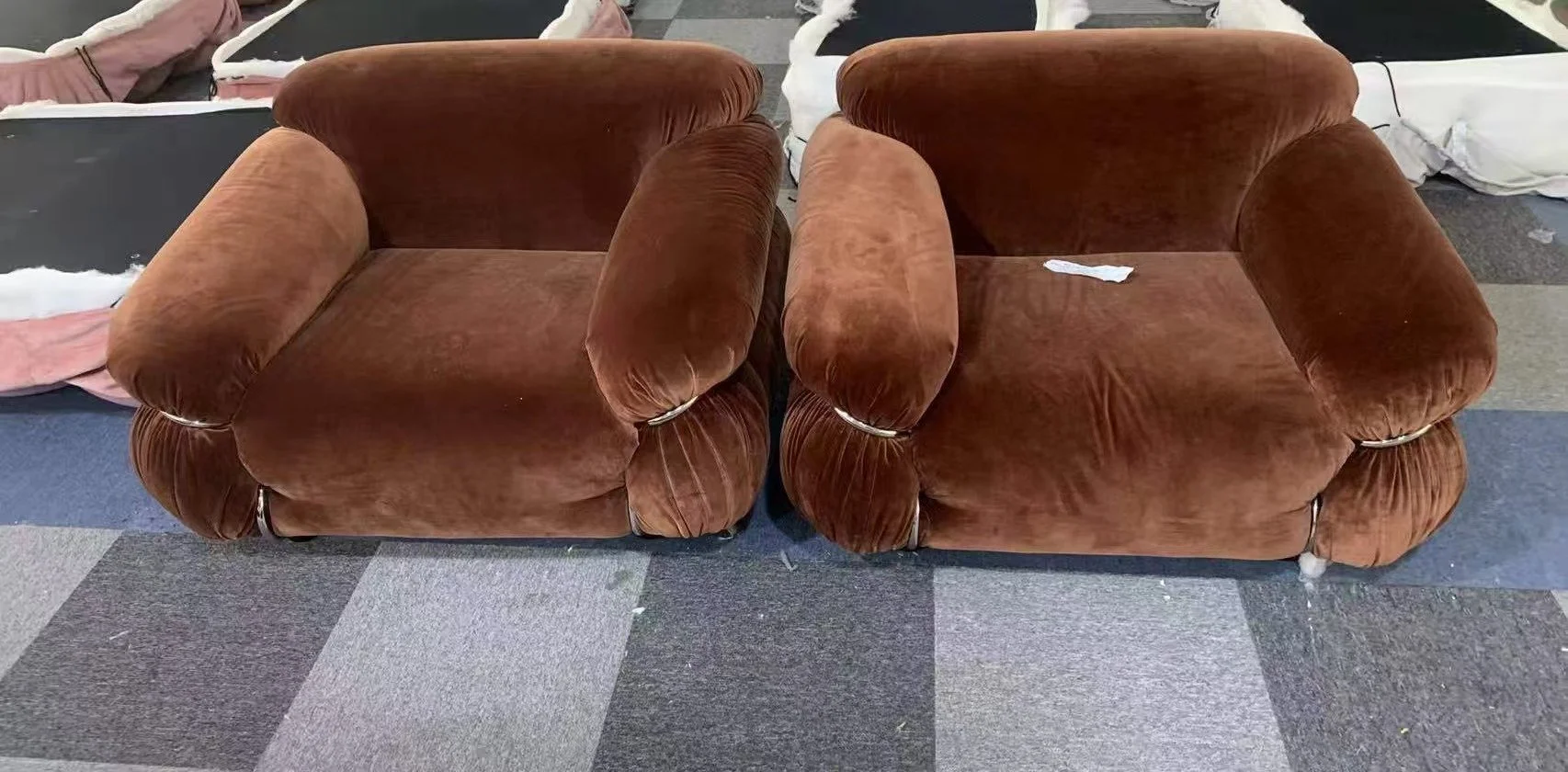 Sesann armchair velvet replica dupe