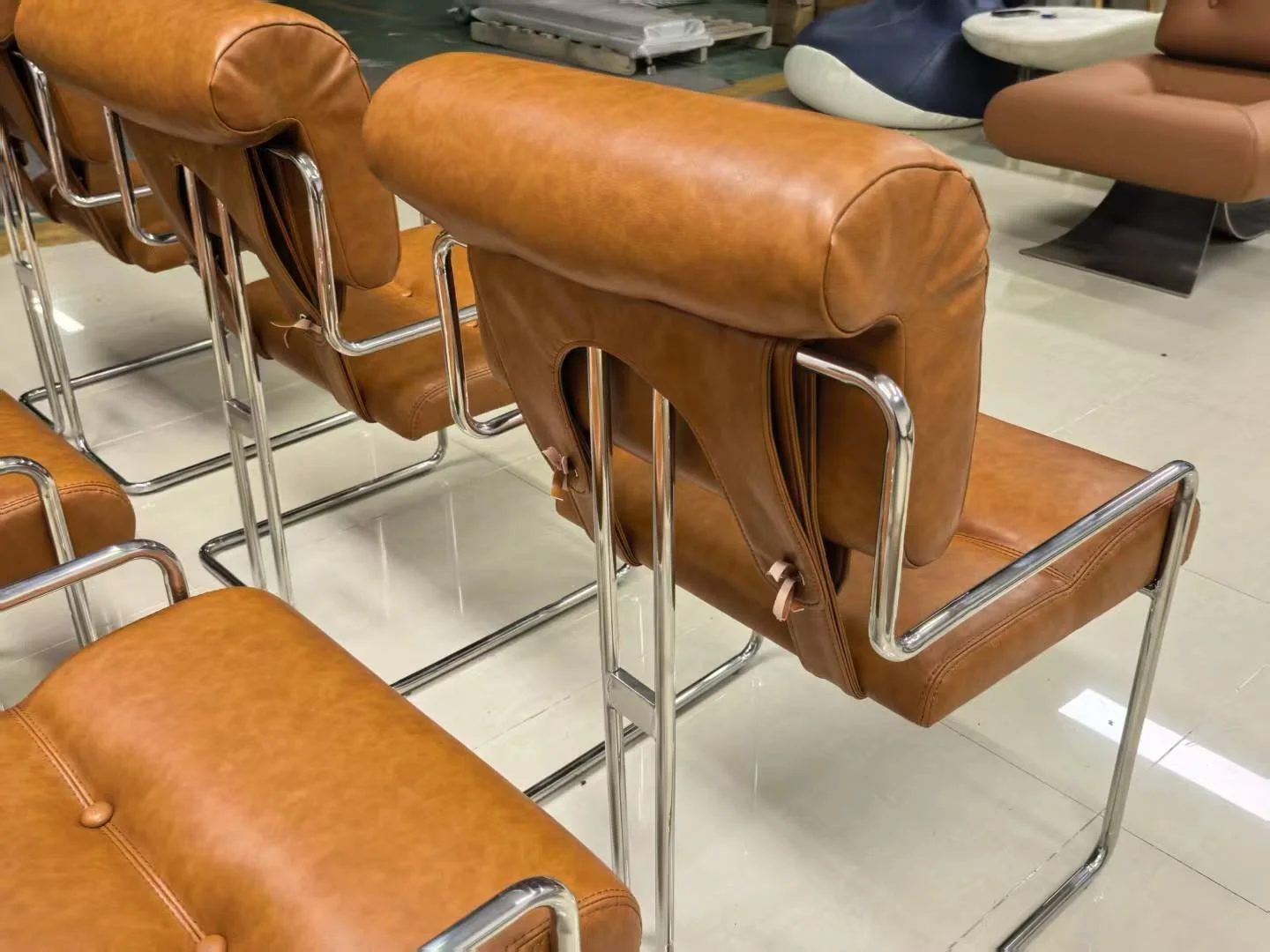 Tucroma Armchair Guido Faleschini for Mariani replica dupe leather