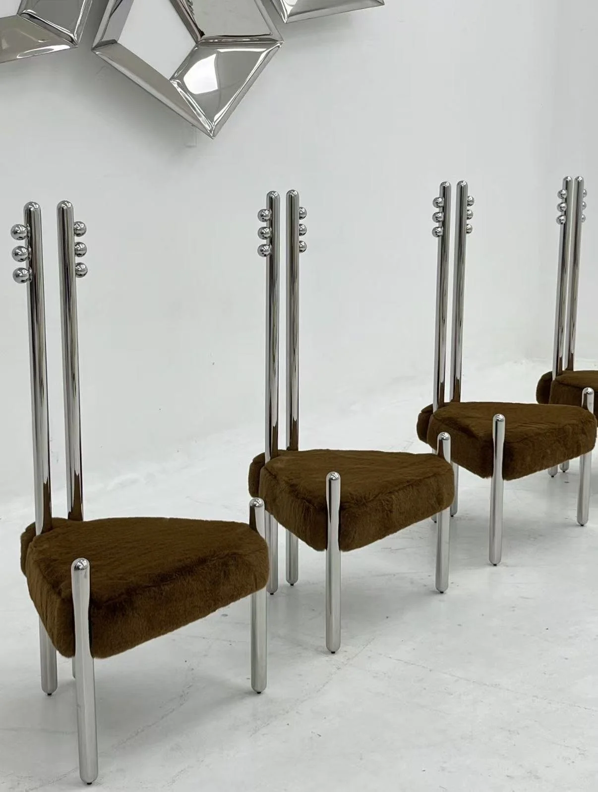 Steel Double Backrest Pietro Franceschini