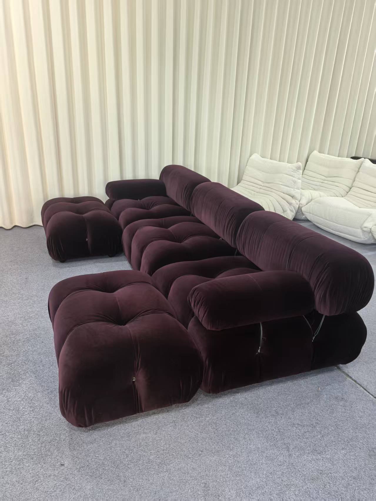 Camaleonda Sofa dupe aubergine velvet