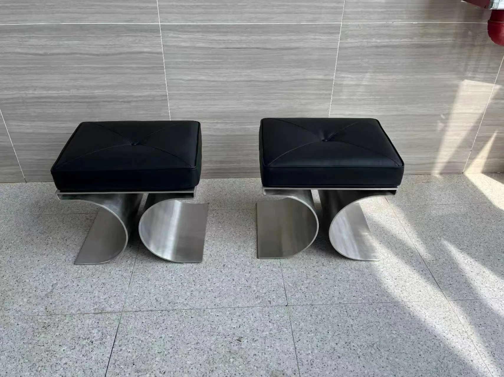 Michel Boyer "X" stools replica dupe