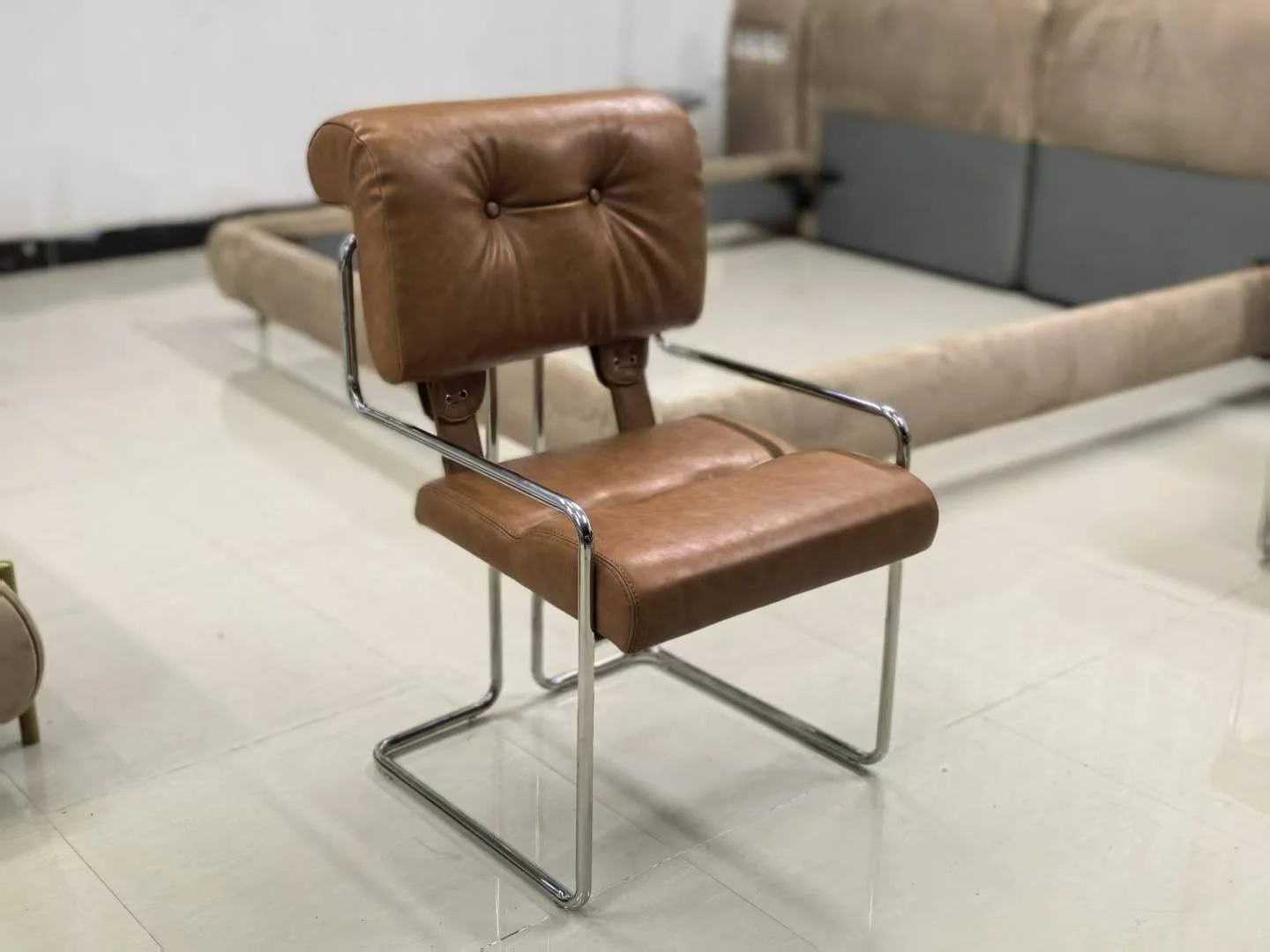 Tucroma Armchair Guido Faleschini for Mariani replica dupe leather