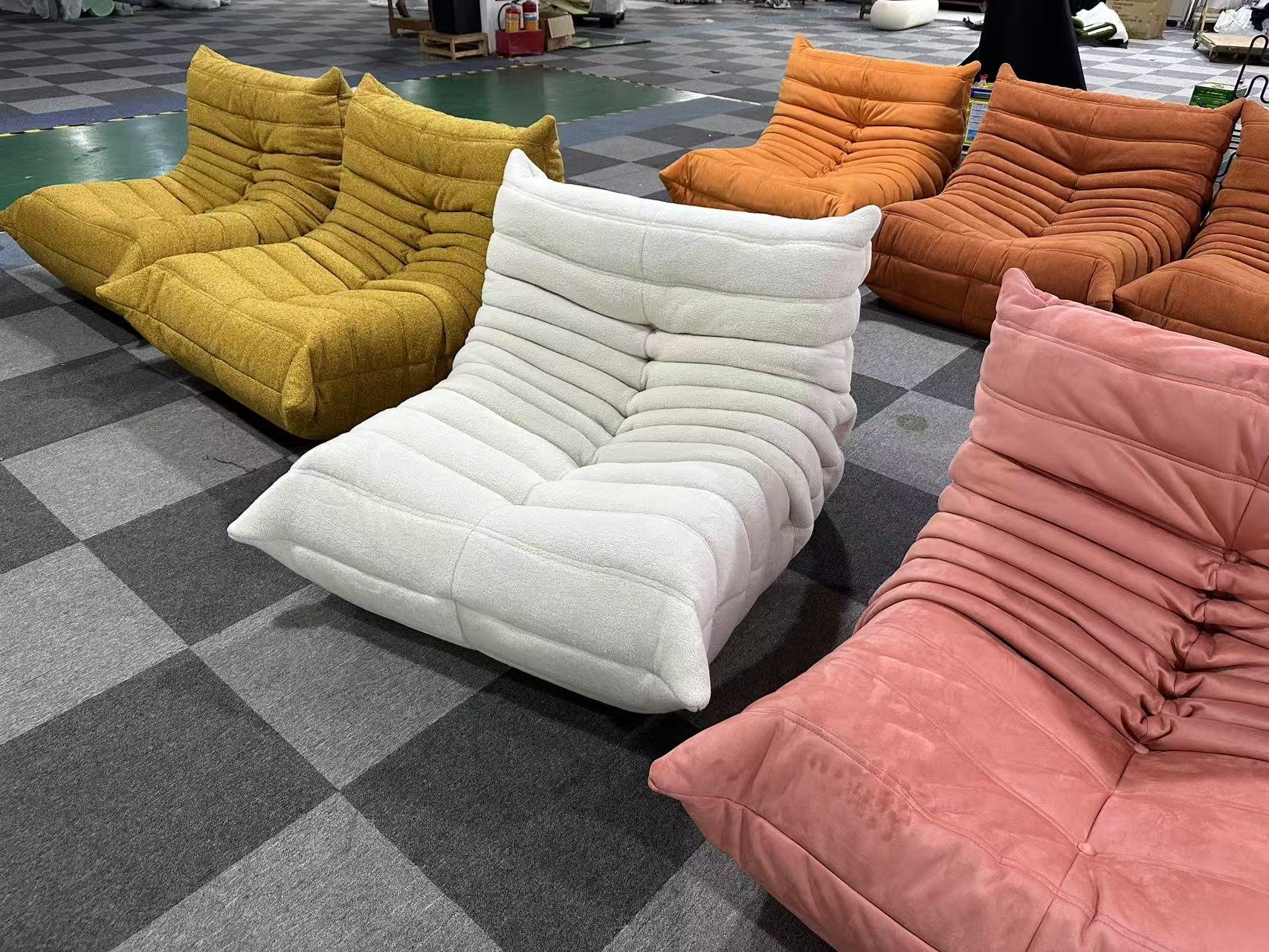 Togo Chair replica velvet