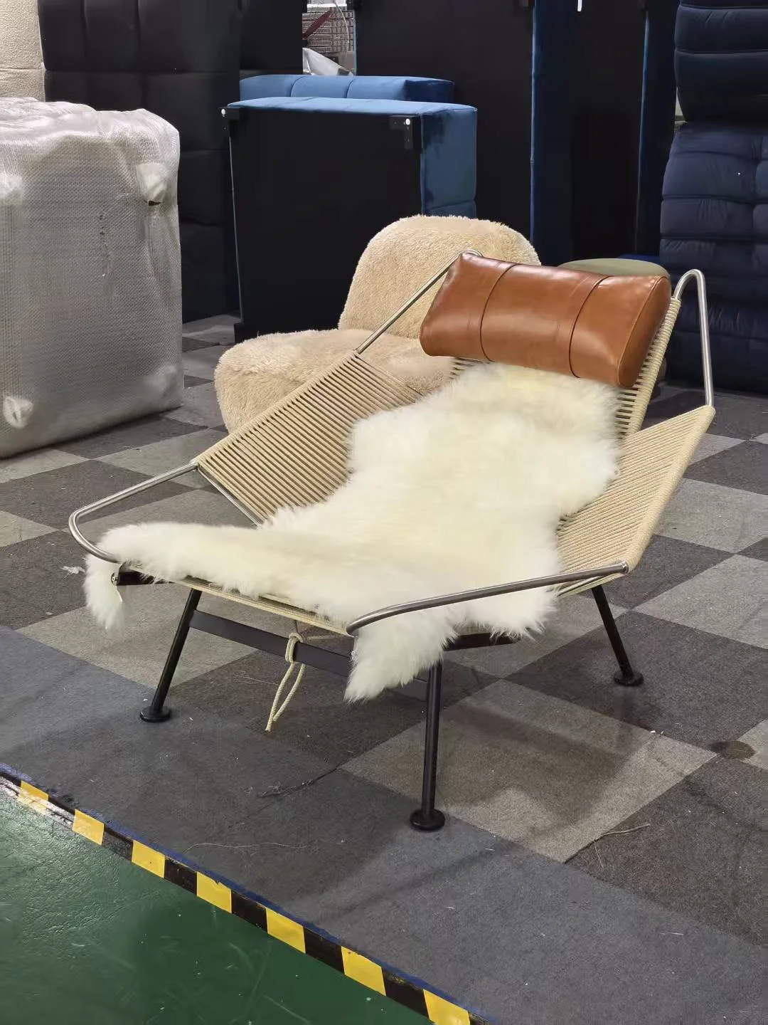 Mid Century Premium Flag Halyard Chair dupe