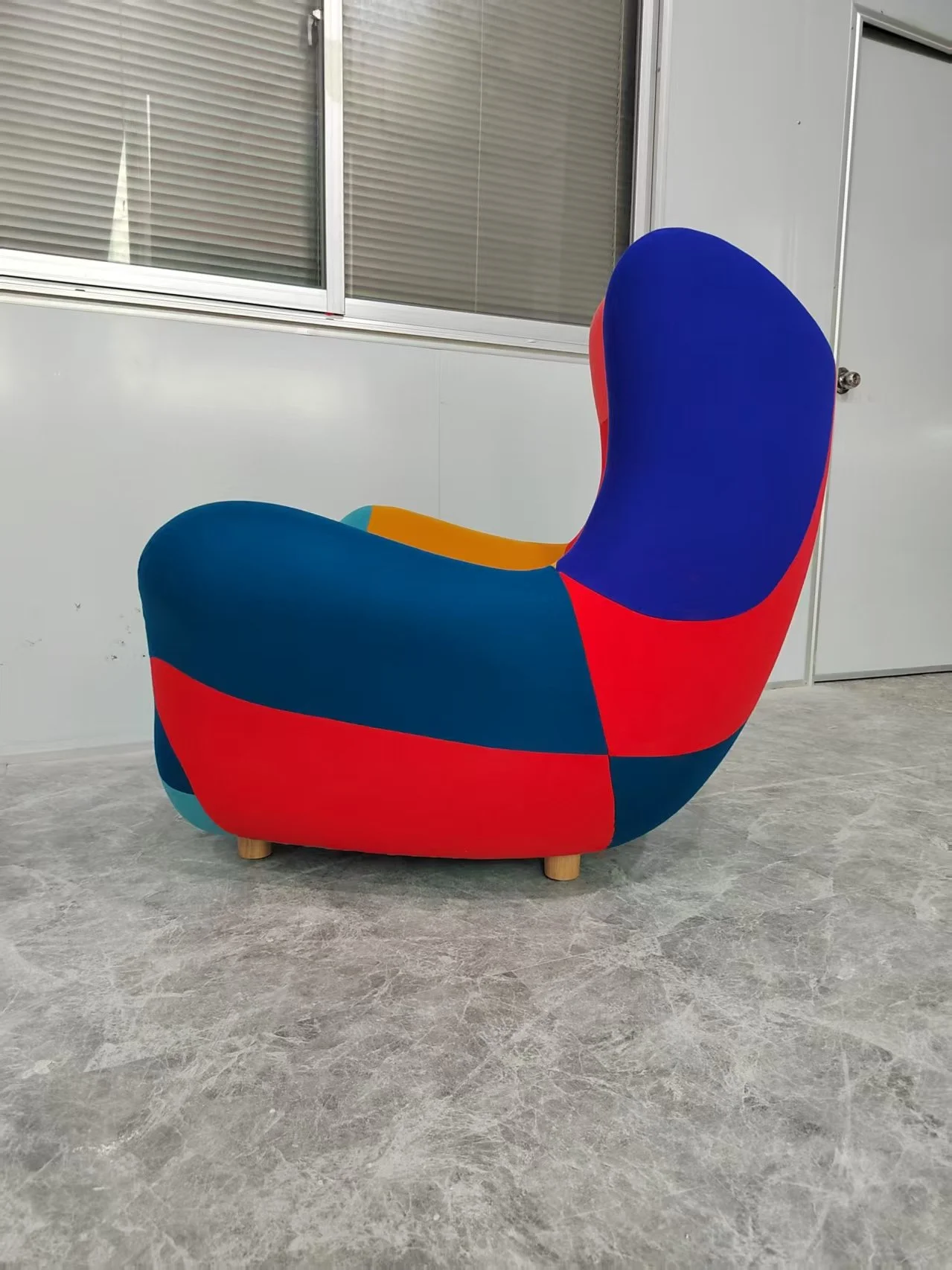 Wingback lounge chair dupe memphis design maroso