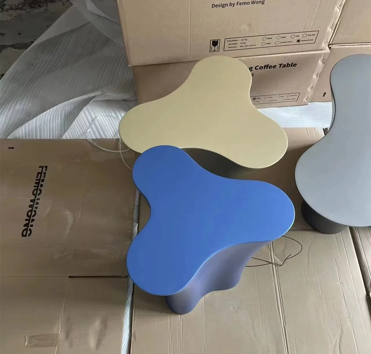 Triolet side table dupe replica bobois