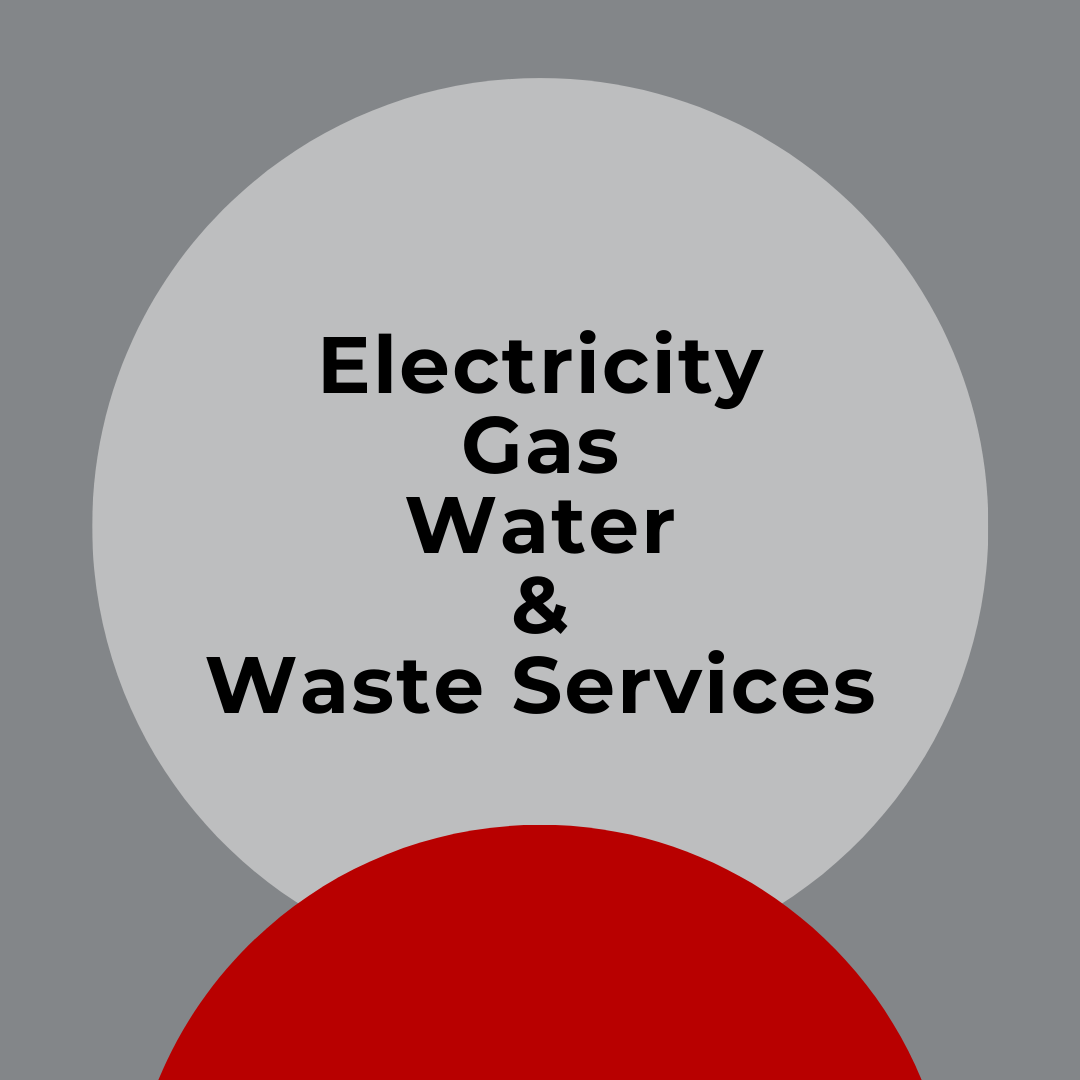 ELECTRICITY, GAS, WATER, &amp; WASTE SERVICES