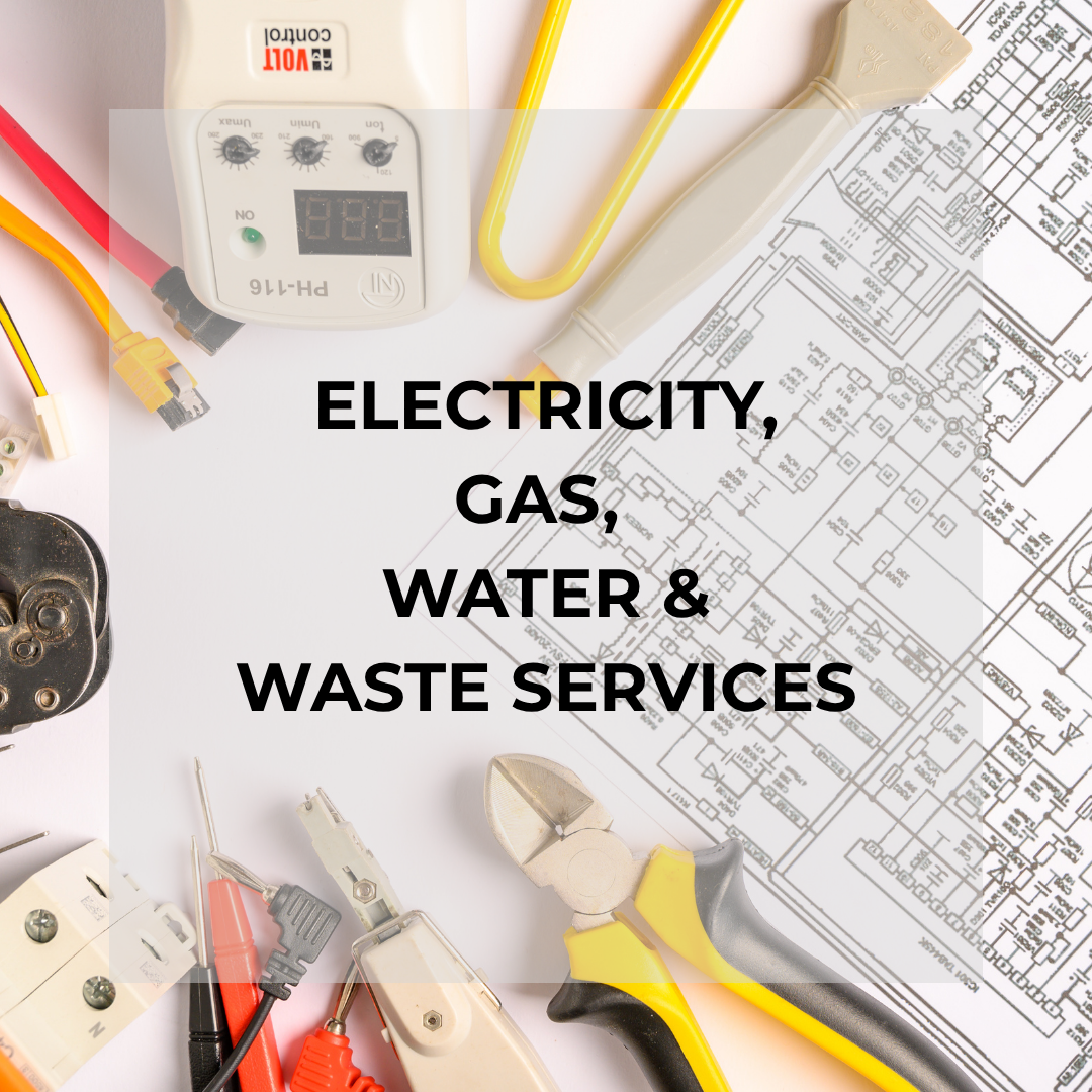 ELECTRICITY, GAS, WATER, &amp; WASTE SERVICES