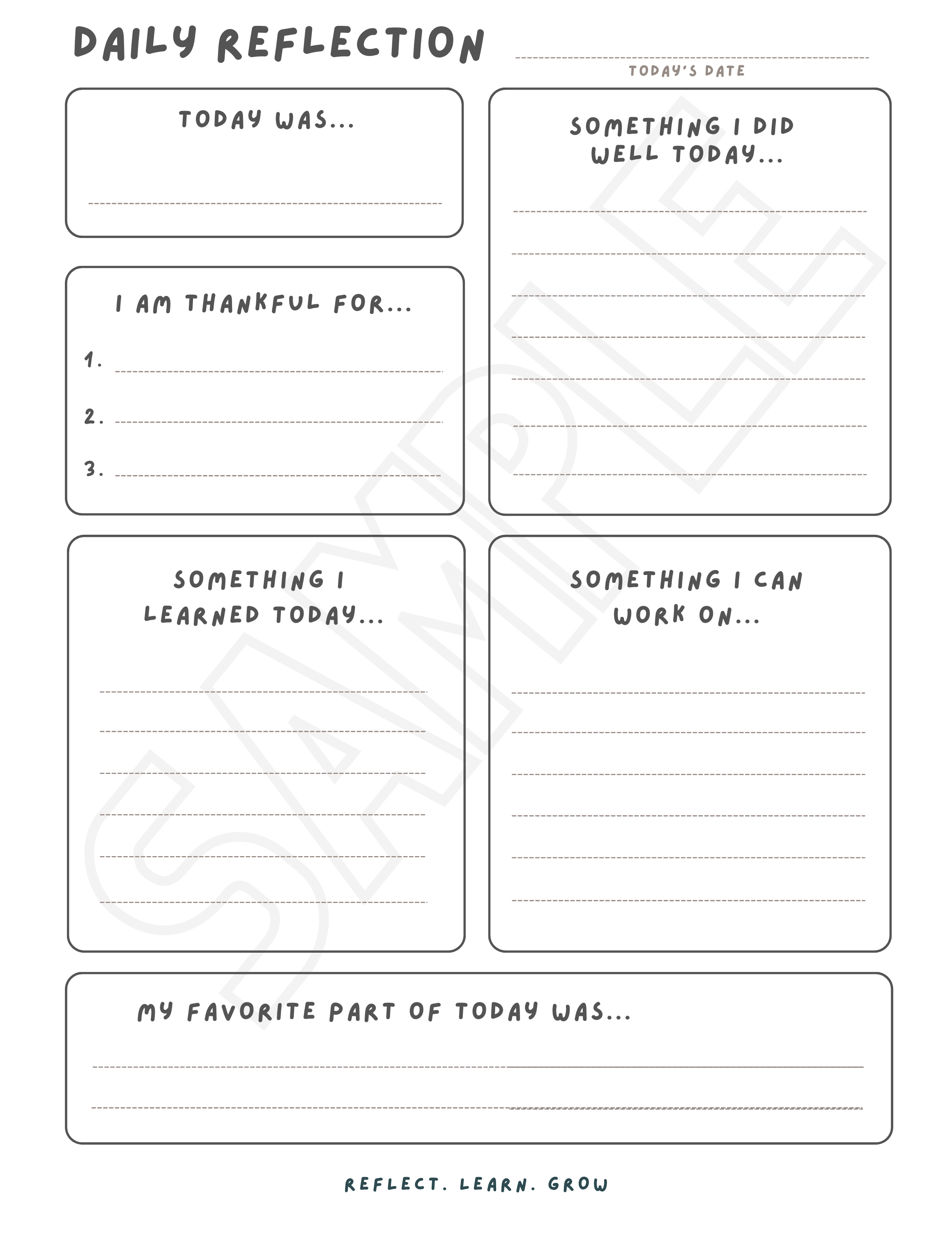 Parenting Reflection Worksheet: Teaching Moments
