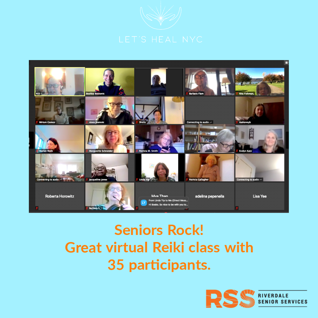 The Riverdale Senior Community enjoyed the Reiki class