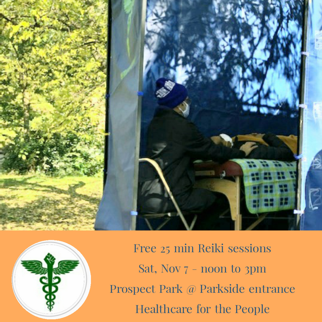 Free 25 minute Reiki session with Healthcare for the People