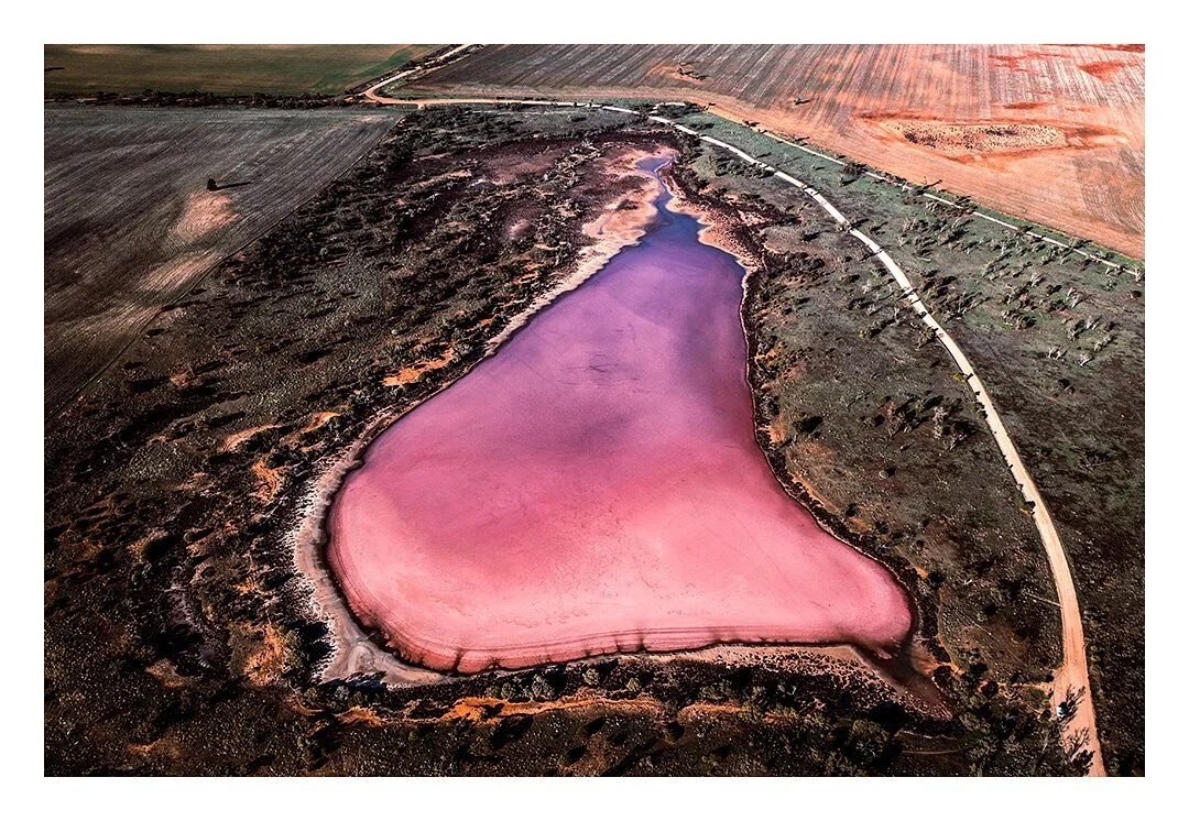 Came across this lovely pink lake on the drive back across northern Victoria last week. The Murray-Sunset National park just south of Mildura is great for dark skies, 4WD and believe it or not&hellip; incredible sunsets. Apparently in the early 1900s