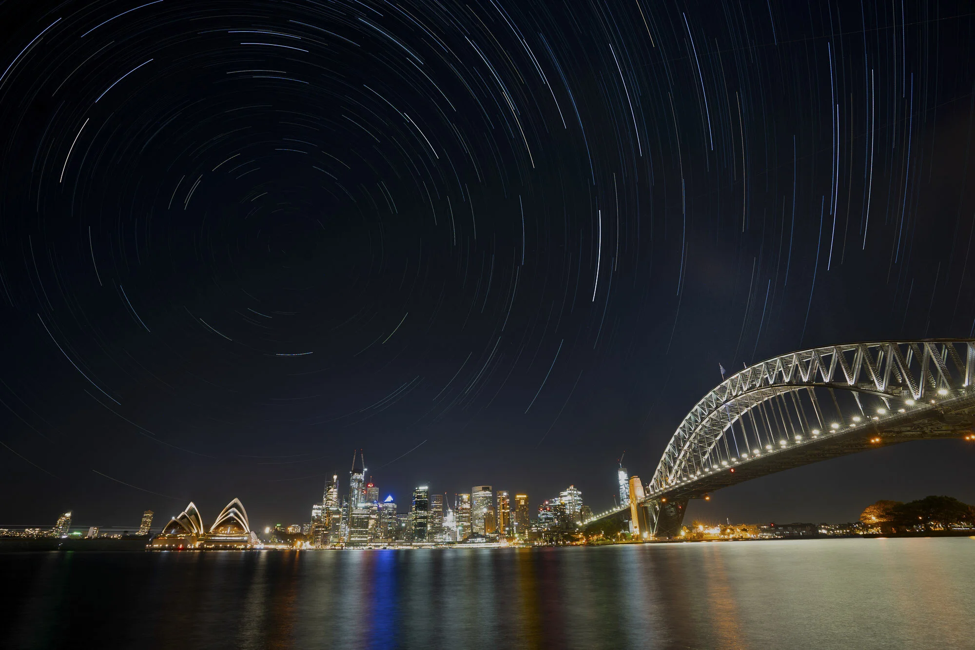 Star Trails over Sydney Harbour