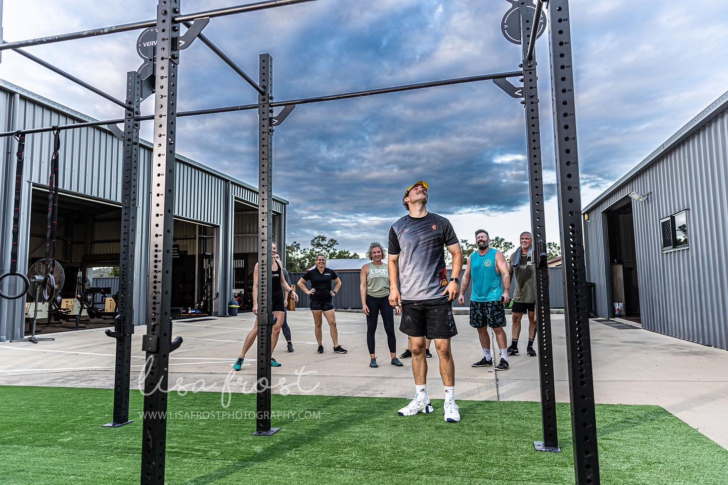 Thanks for having me today Lift Functional Fitness . Show casing all their new toys, outside rig and not to mention super supportive humans. Nothing better than getting your muscle up to the sound of cheers! I wouldn&rsquo;t know, but this bloke does