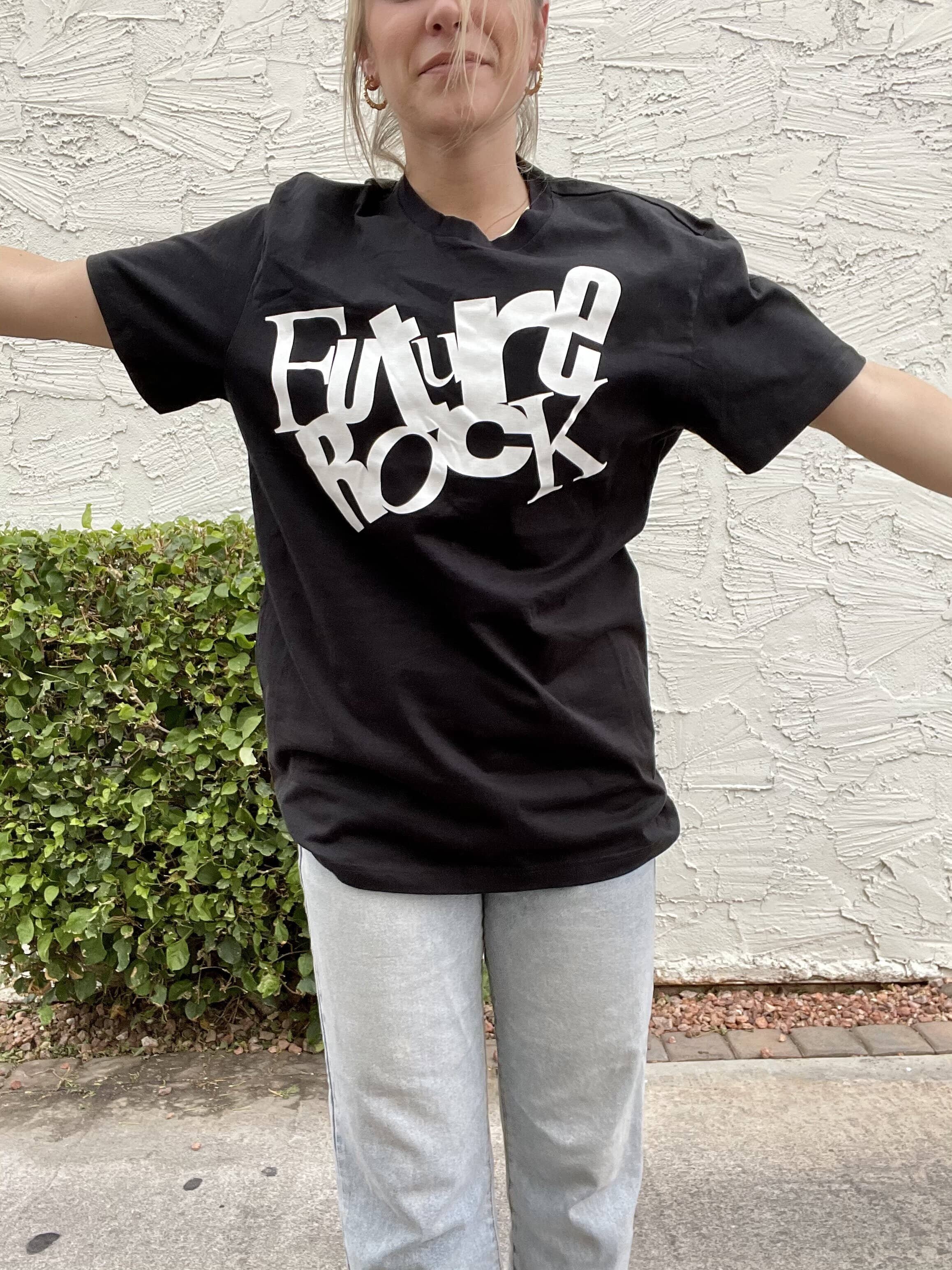 Vintage Adidas Y-3 Black Future Rock Yohji Yamamoto Tee (L)