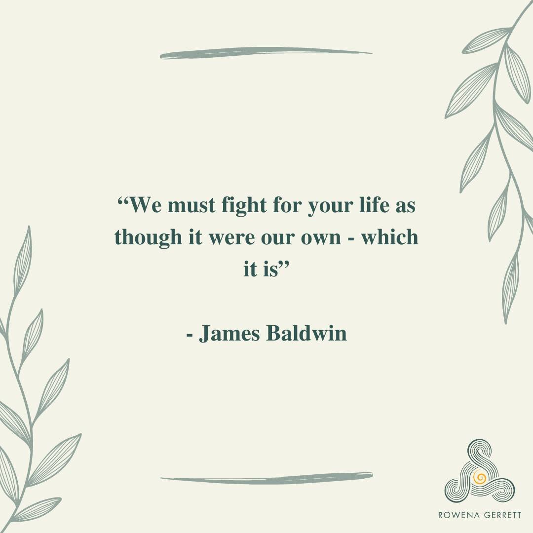 &quot;We must fight for your life as though it were our own - which it is&quot; - James Baldwin 

&quot;Another world is not only possible, she is on her way. On a quiet day, I can hear her breathing&quot; - Arundhati Roy 

#quotes #mondaymotivation 