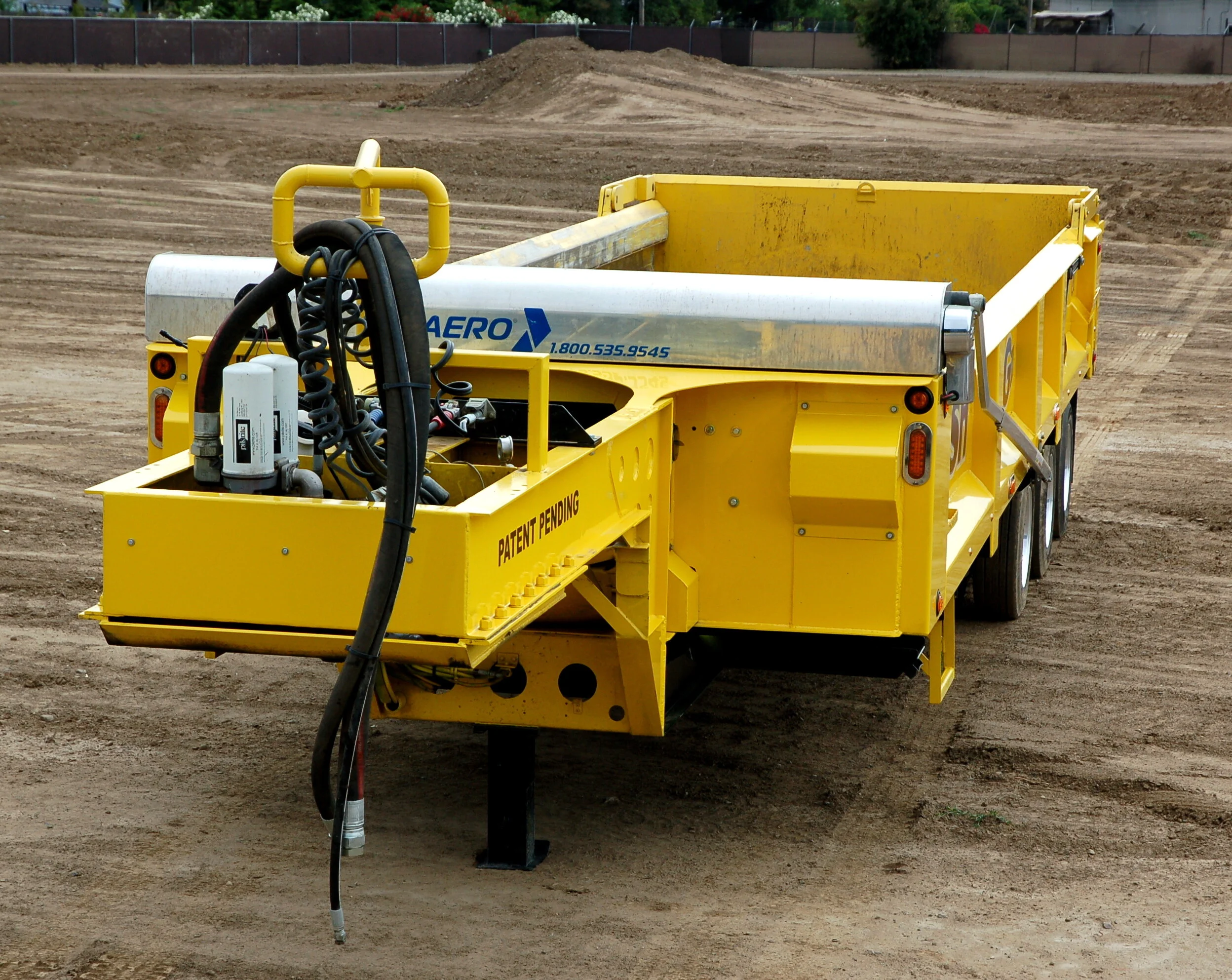 The Push King Trailer can be pulled by any 2-axle or 3-axle power unit.