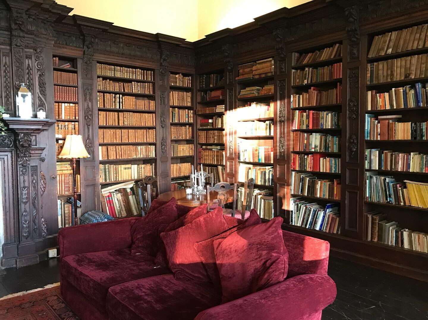 A sunny corner on a rainy day #librarylife #librariesofinstagram #librarylove #oxohoathcountryestate #autumnretreats #winterpartyvenue# #kentretreats