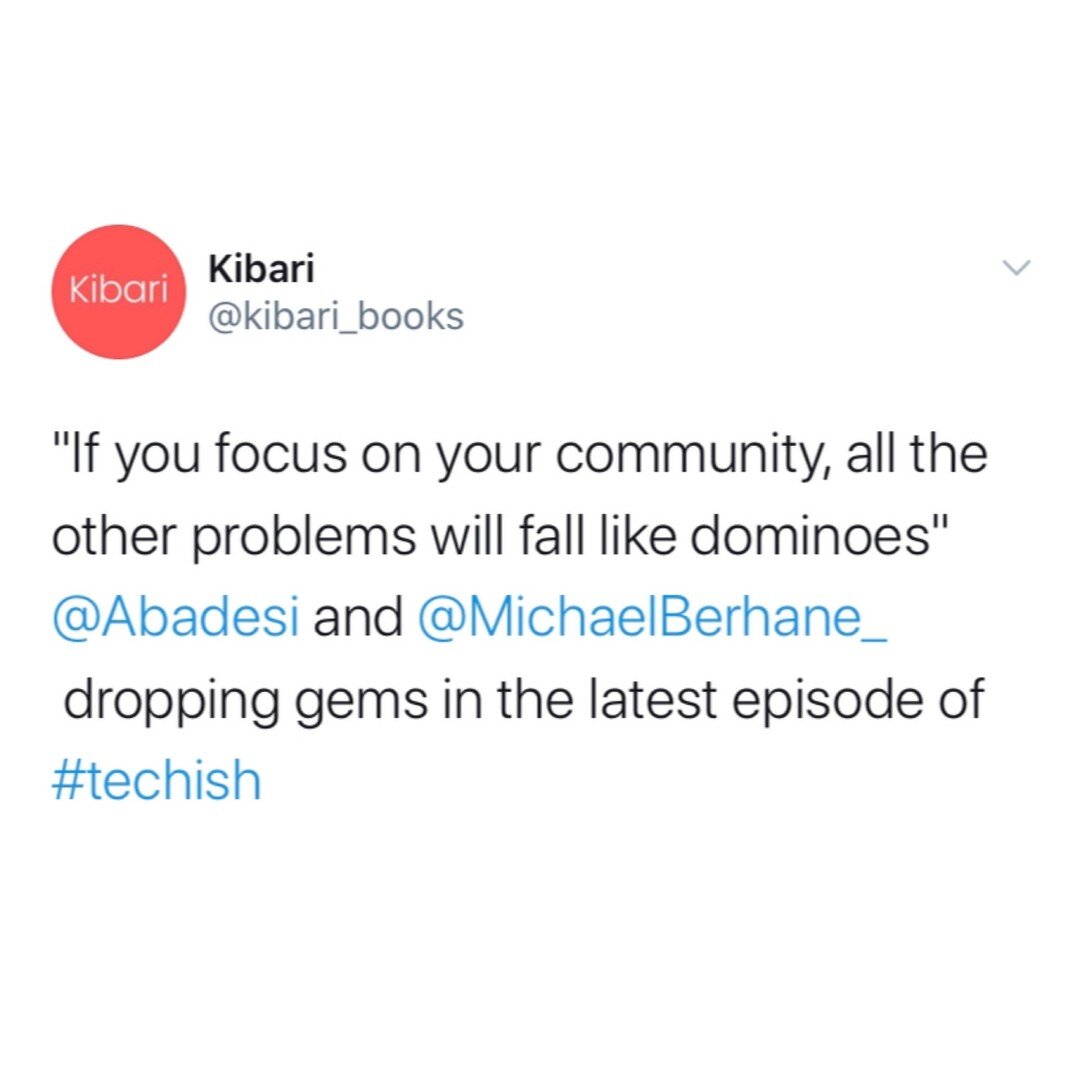 Ummm... ICYMI, a new episode of the #Techish podcast just dropped. Abadesi and Michael are dropping gems again 🎙 Listen via the link in our bio 🏃&zwj;♀️